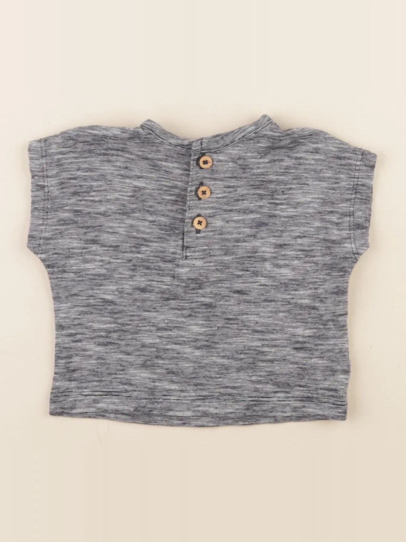 Vertbaudet - tee-shirt bleu - 3 mois