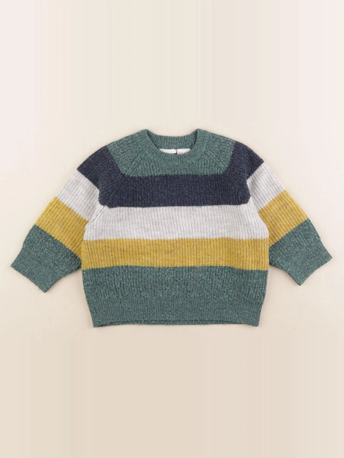 Zara - pull vert - 9/12 mois