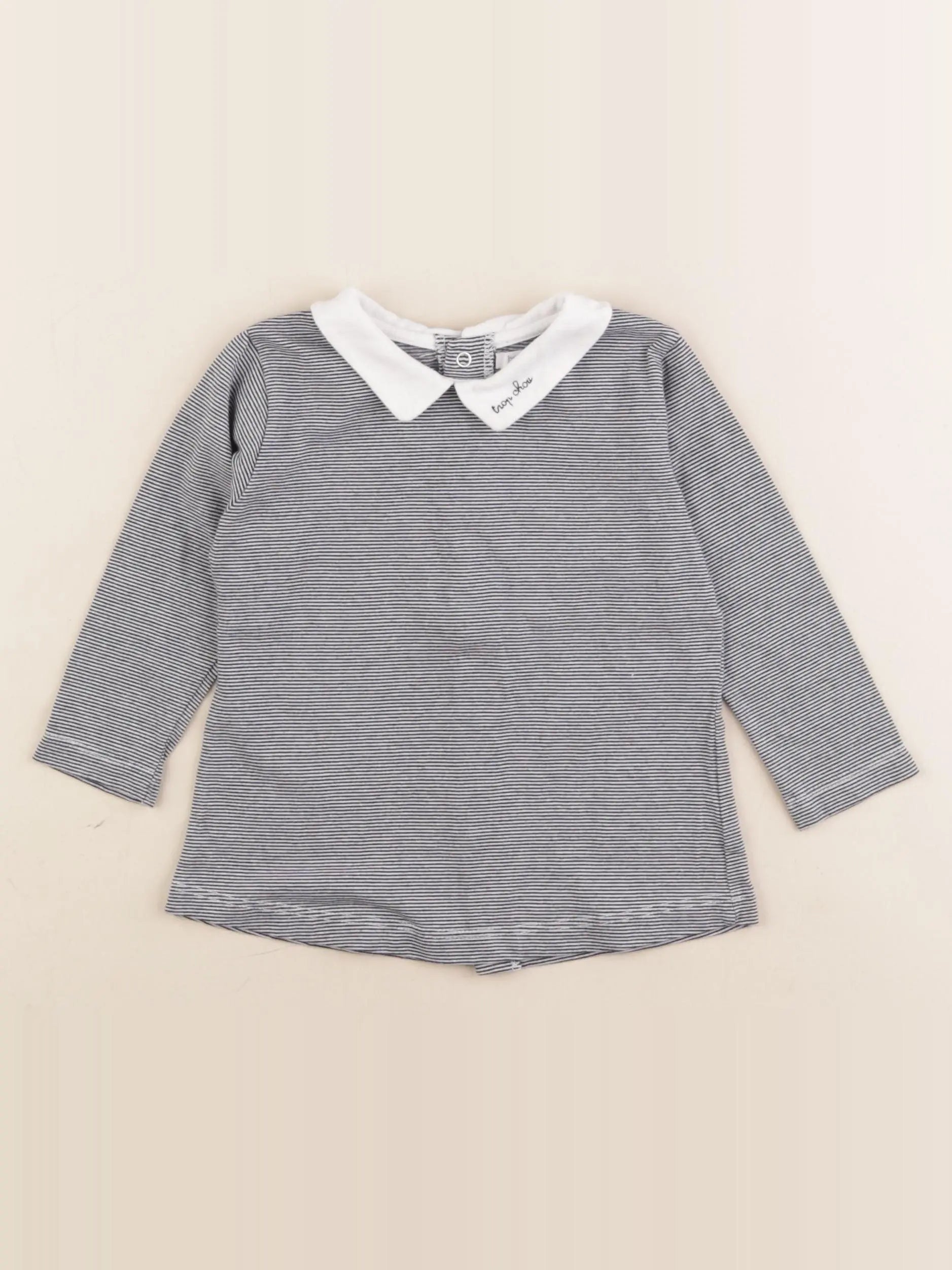 Boutchou - tee-shirt bleu - 18 mois