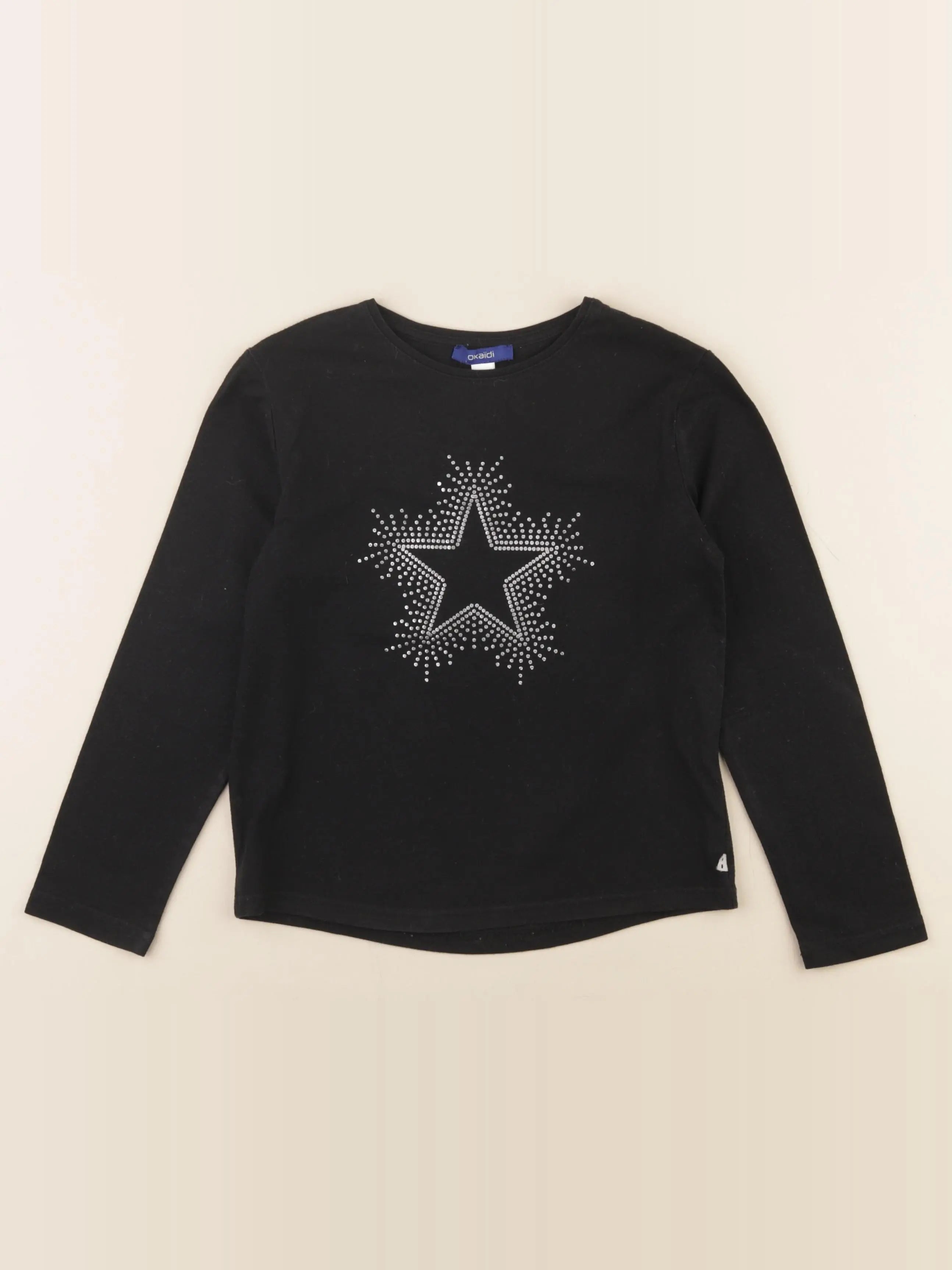 Okaidi - tee-shirt noir - 8 ans