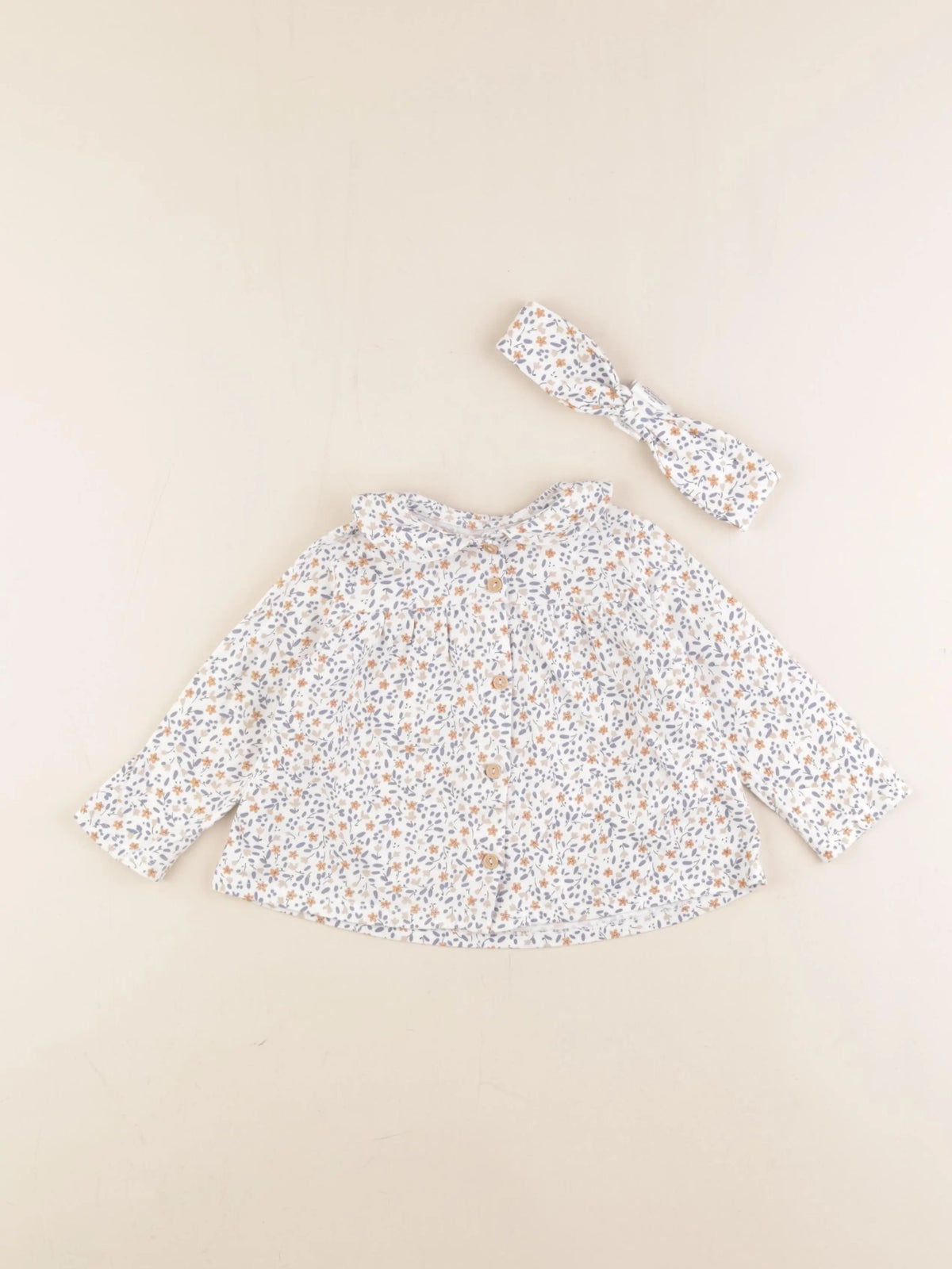 Vertbaudet - tee-shirt blanc - 18 mois