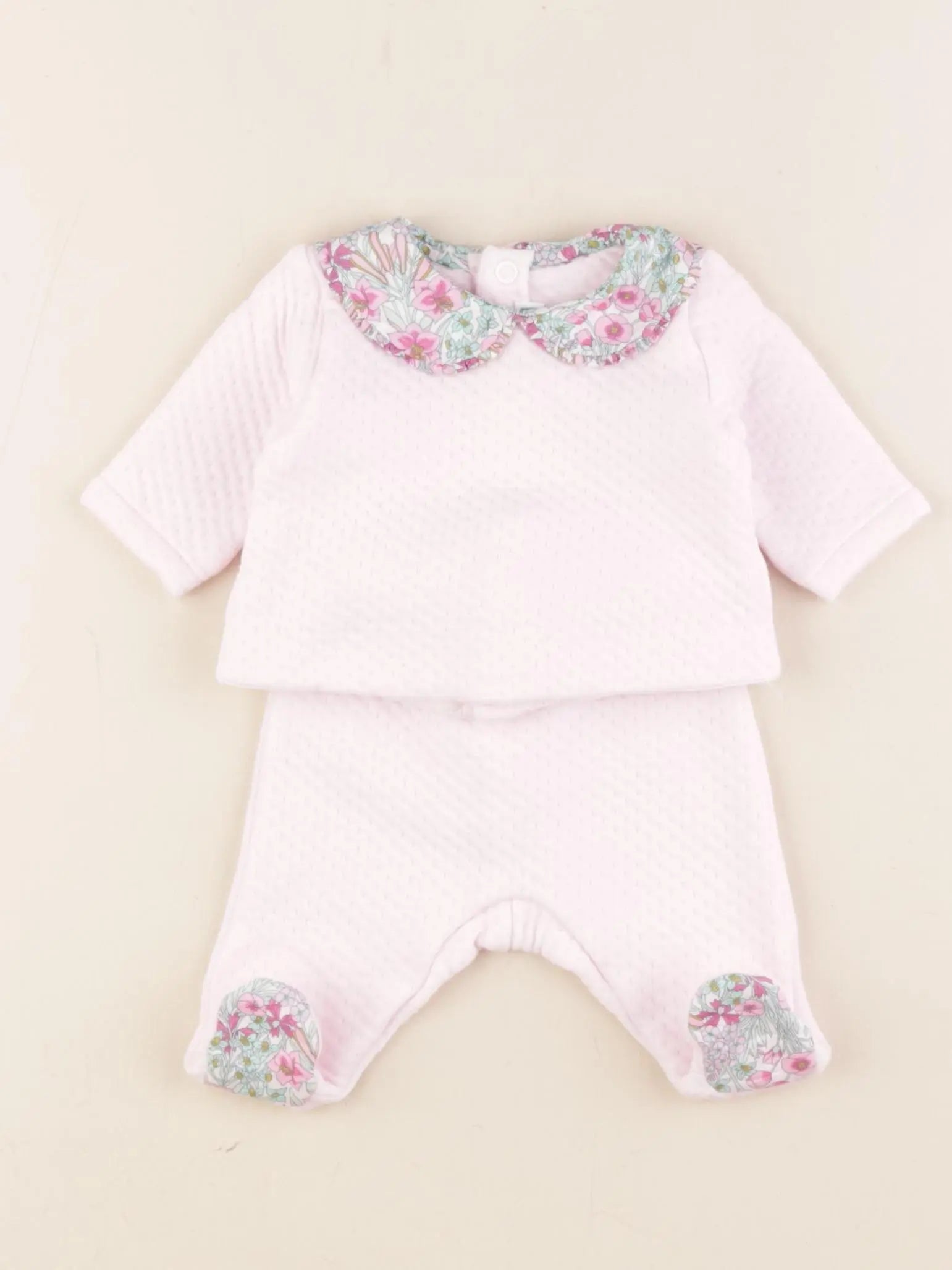 Jacadi - ensemble rose - 1 mois