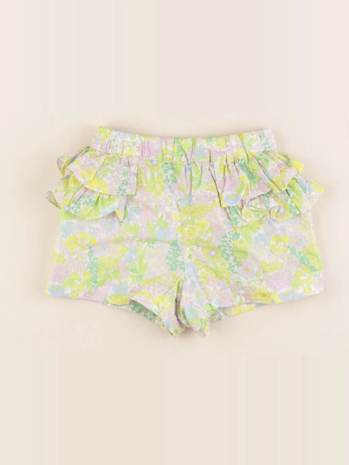 Jacadi - short liberty jaune, vert - 12 mois