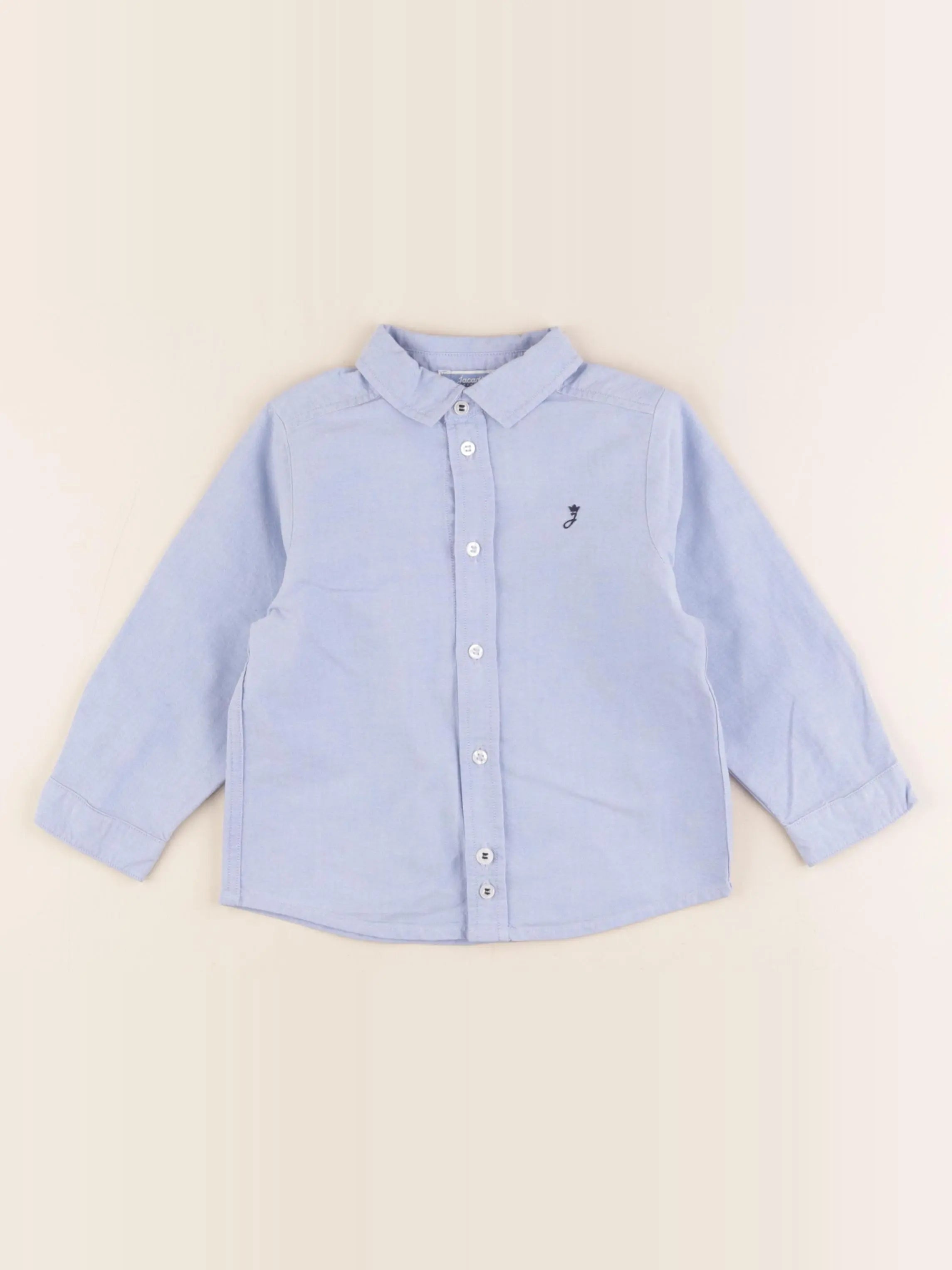 Jacadi - chemise bleu - 24 mois