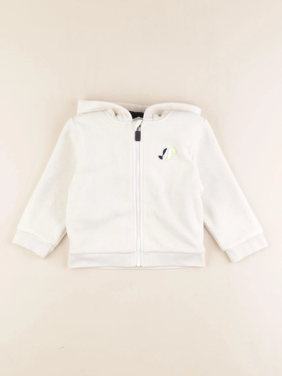 Jacadi - sweat blanc - 36 mois