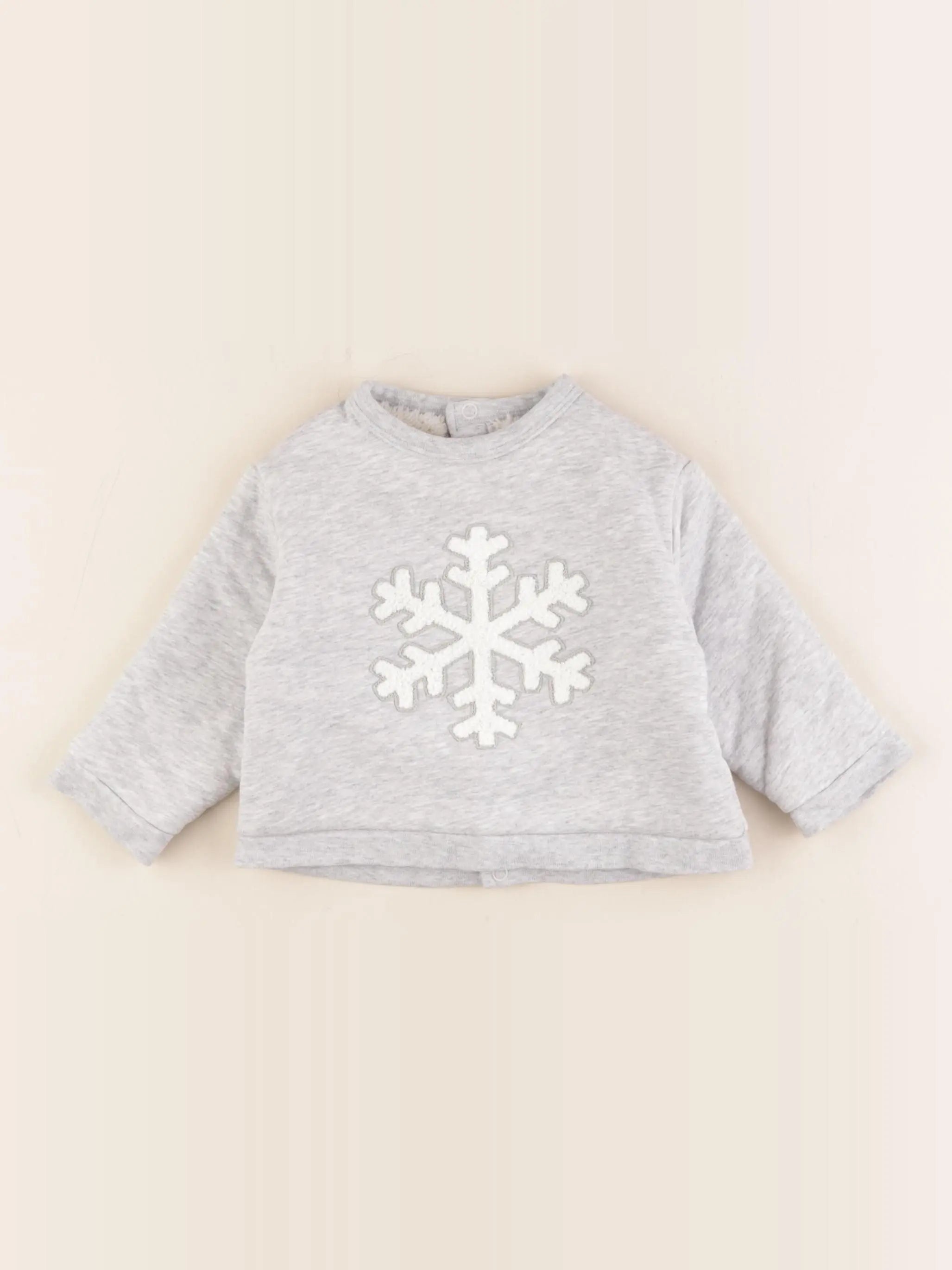 Jacadi - sweat gris - 12 mois