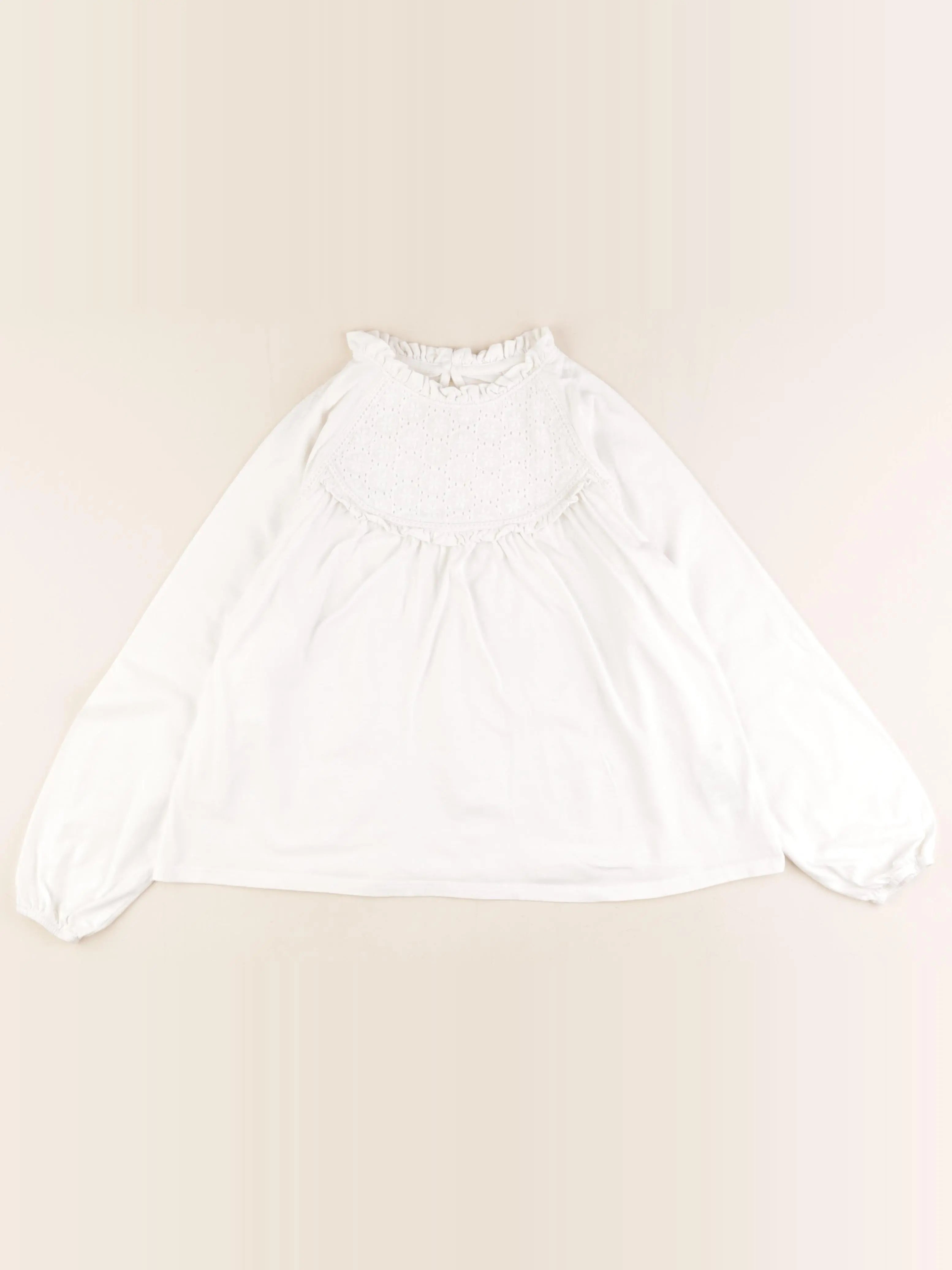 Vertbaudet - tee-shirt blanc - 10 ans