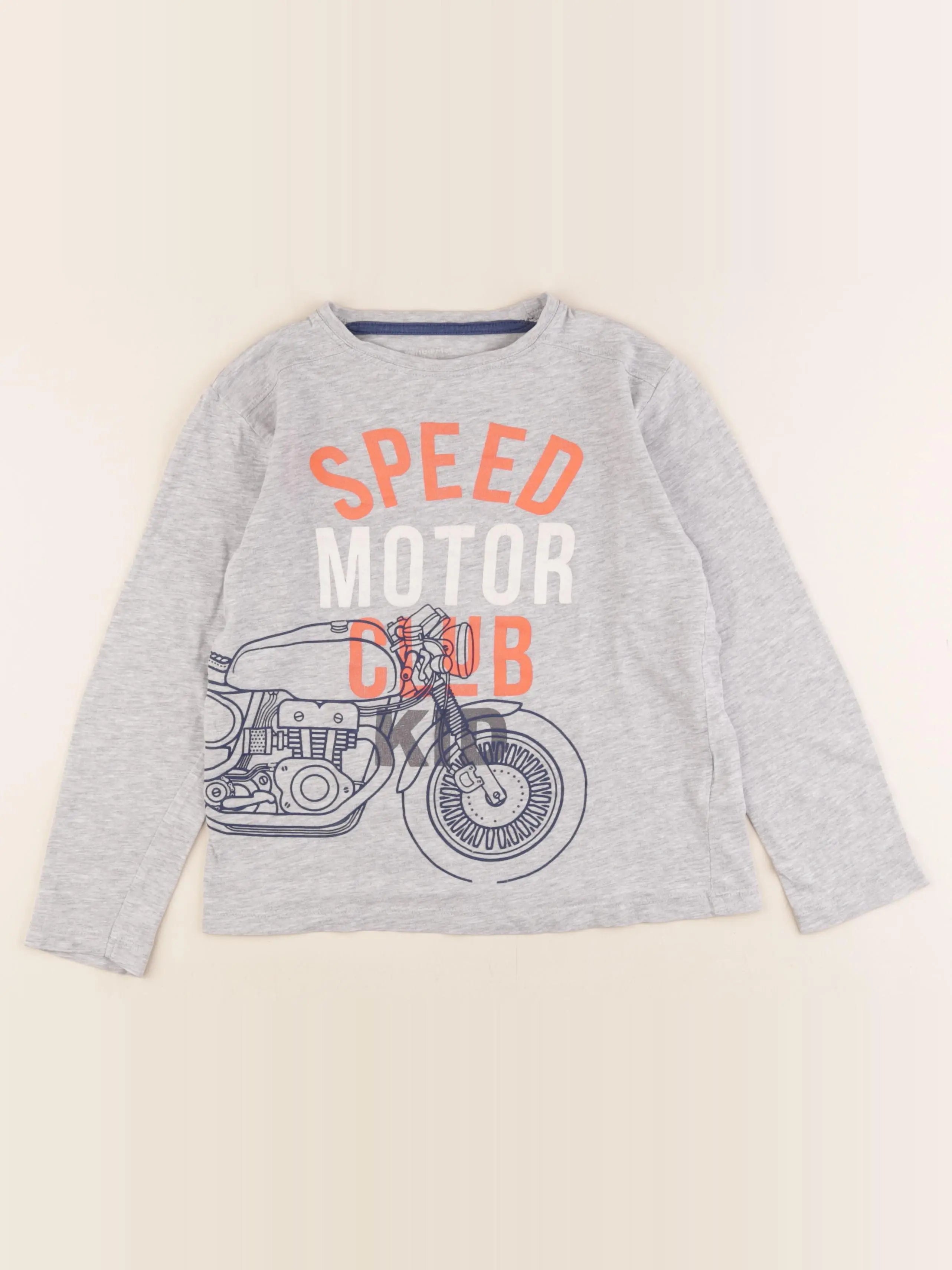 Vertbaudet - tee-shirt gris - 8 ans