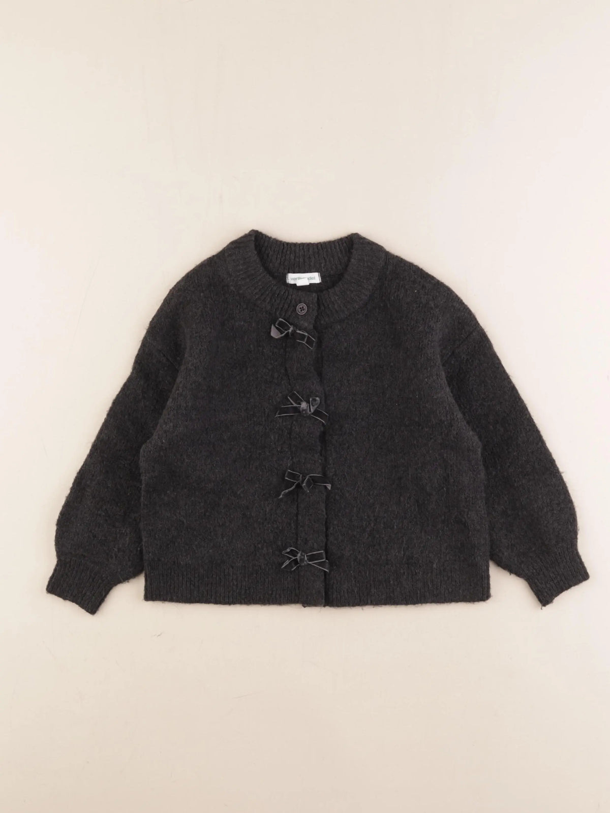 Vertbaudet - gilet gris - 4 ans