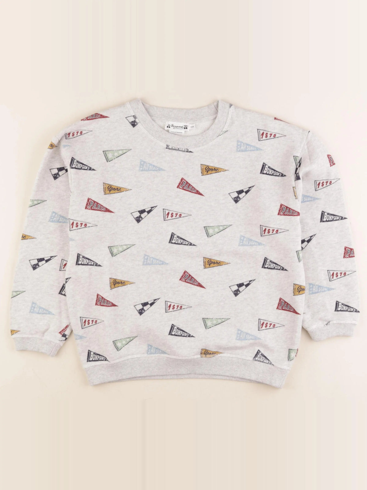 Bonpoint - sweat gris - 12 ans
