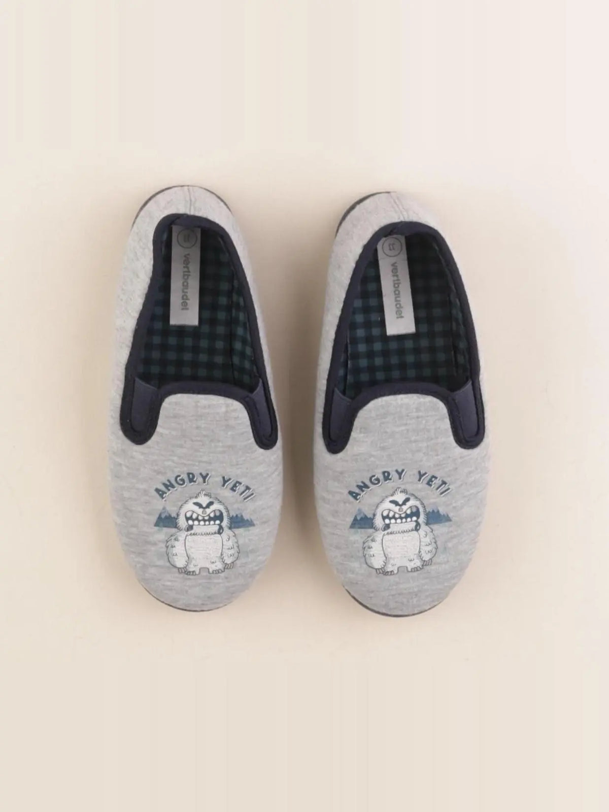 Vertbaudet - chaussons gris - pointure 33