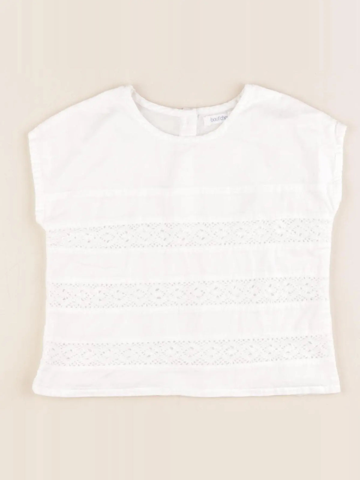 Boutchou - tee-shirt blanc - 12 mois