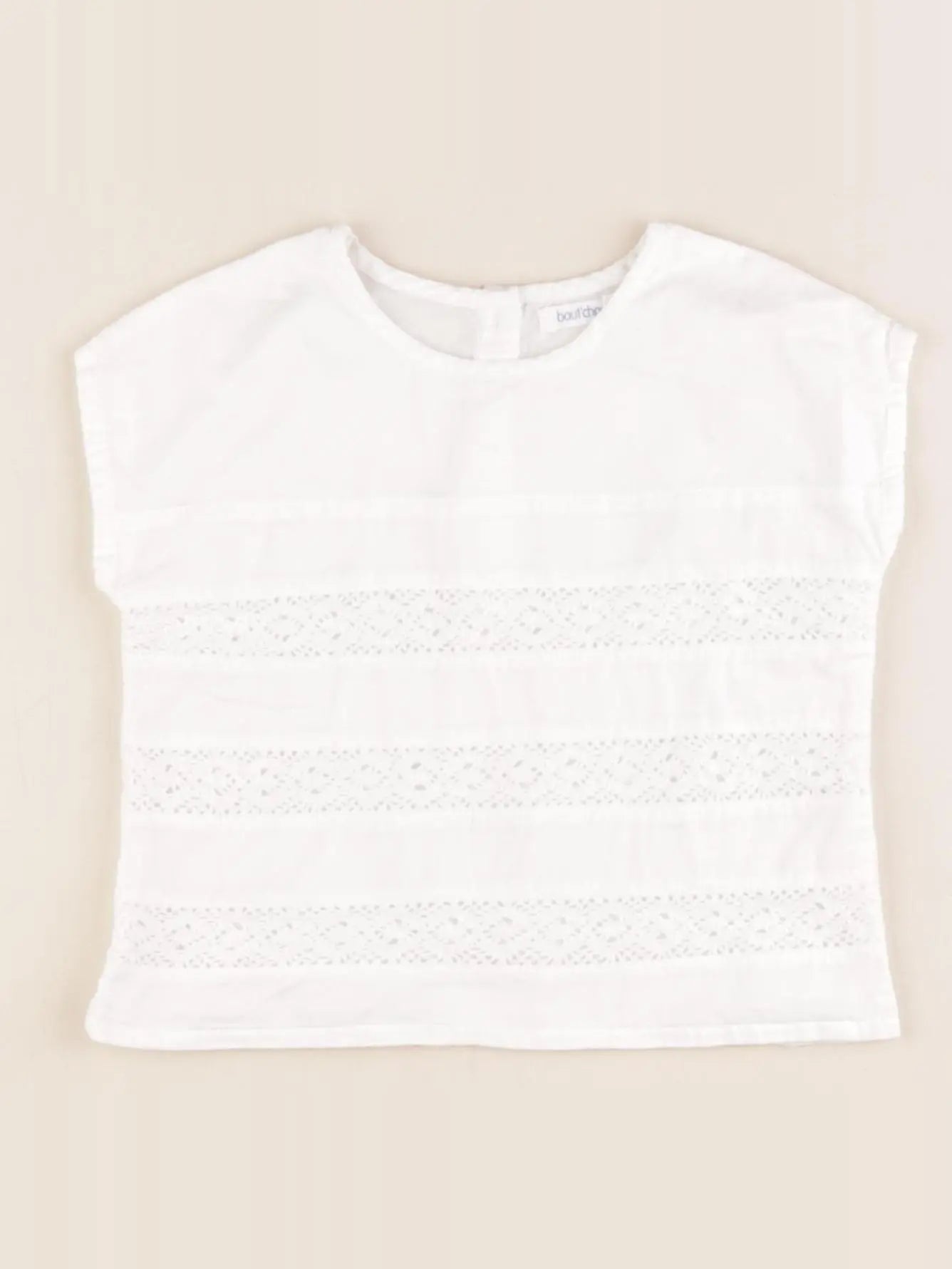 Boutchou - tee-shirt blanc - 12 mois