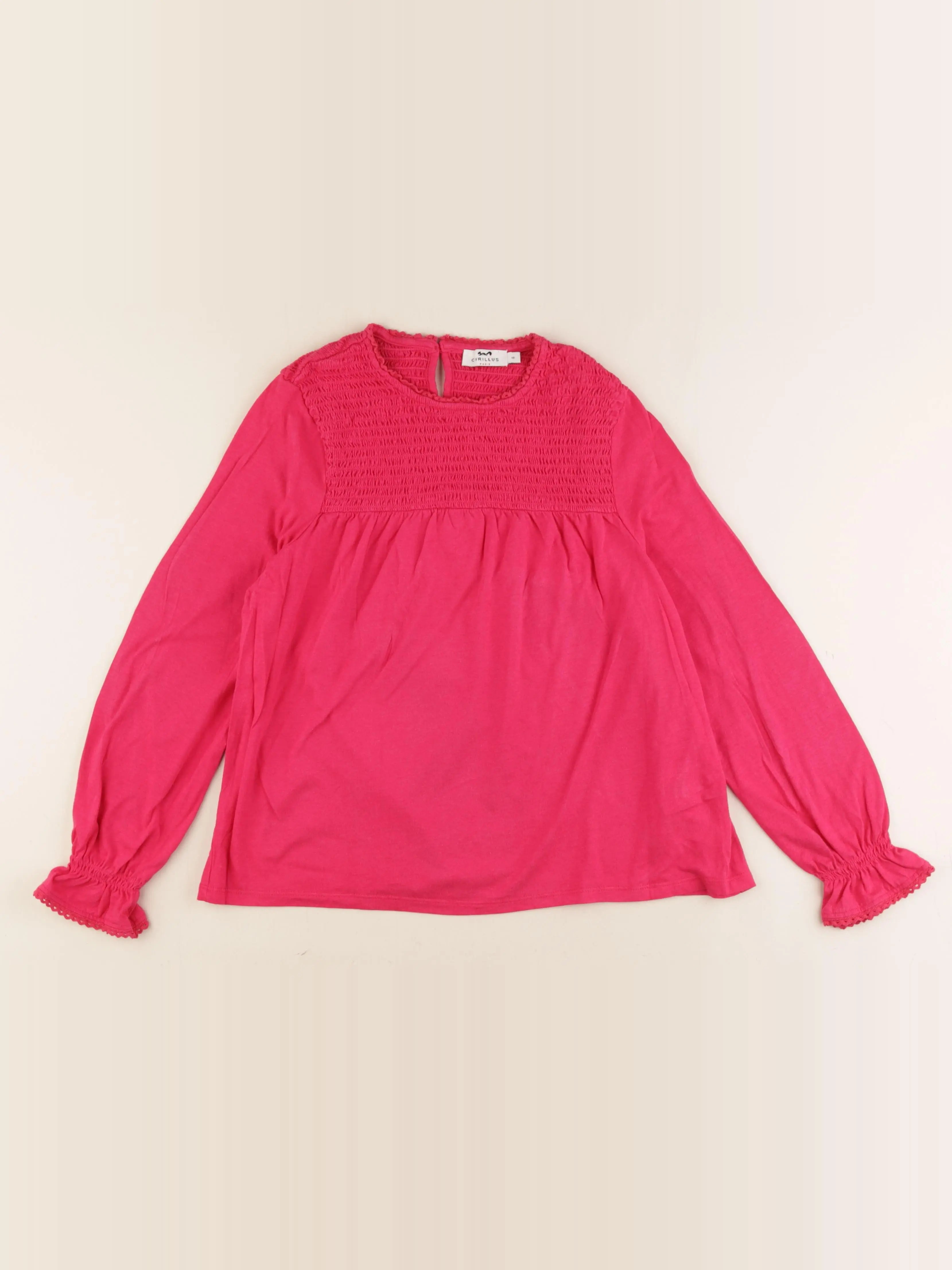 Cyrillus - tee-shirt rose - 12 ans