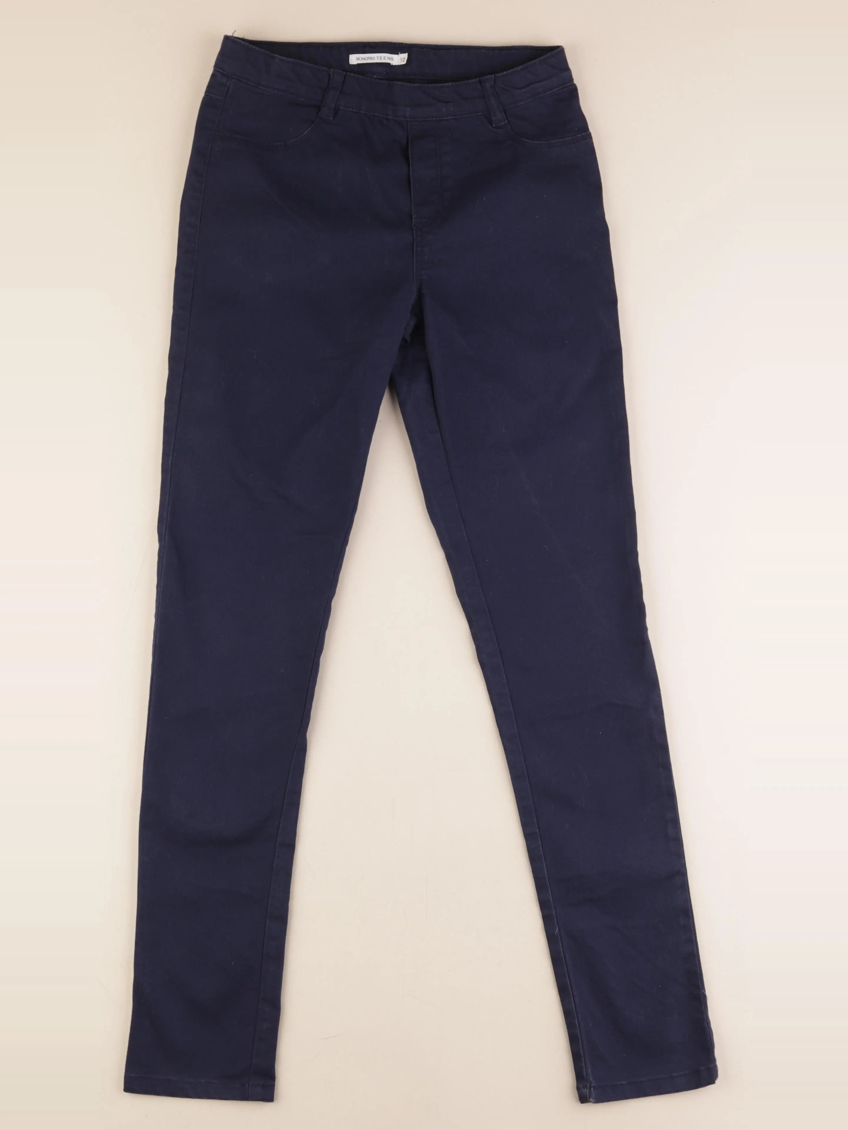 Monoprix - jegging bleu - 12 ans