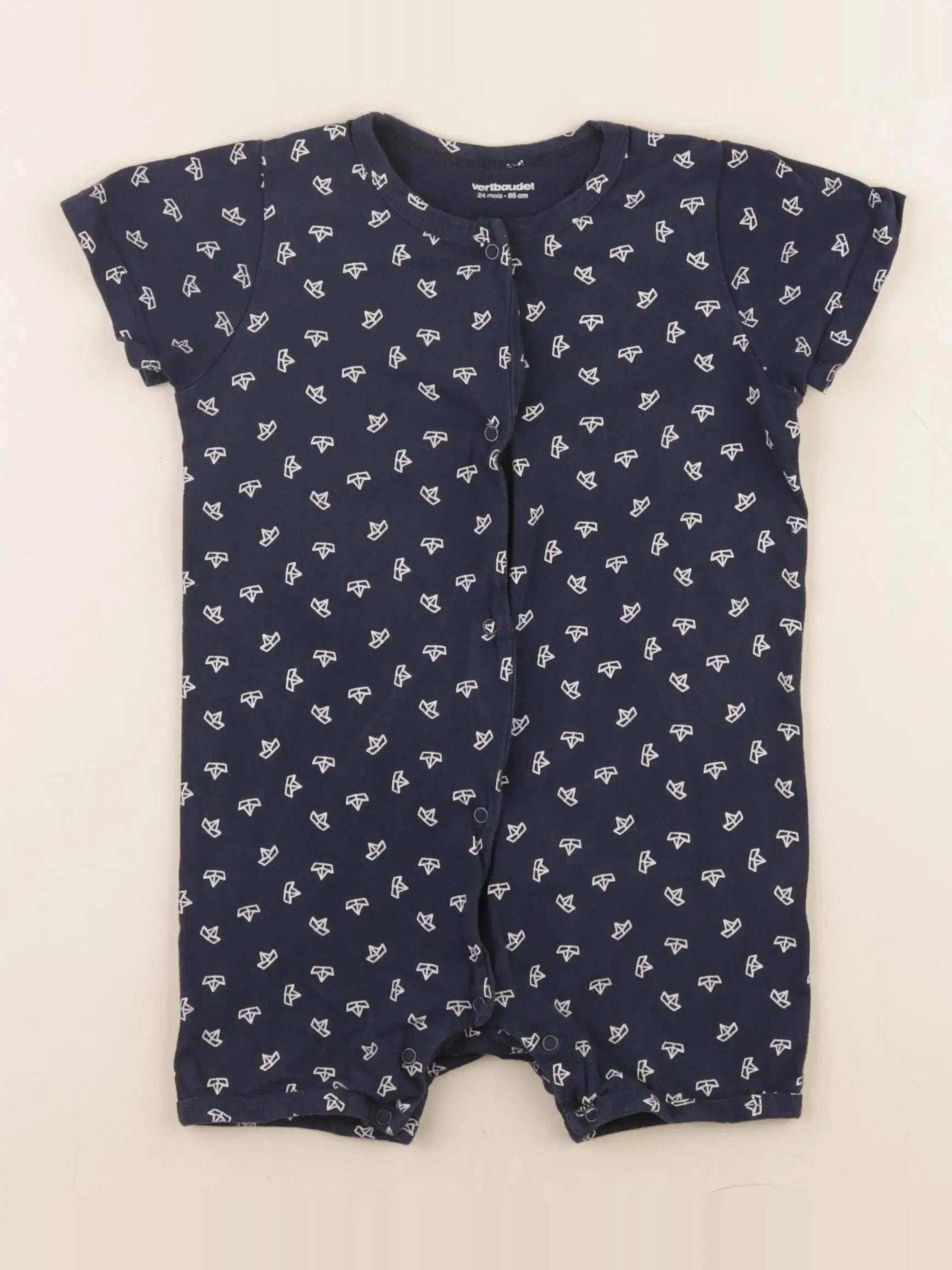 Vertbaudet - pyjama bleu - 24 mois