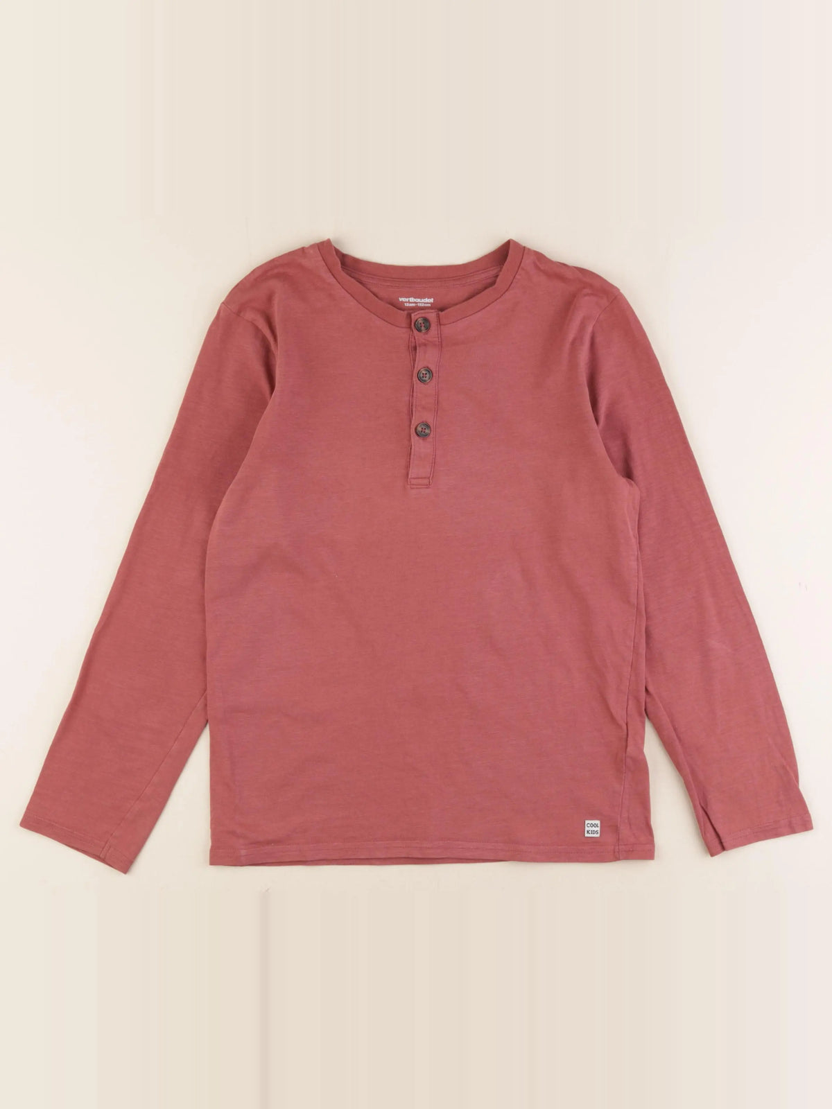 Vertbaudet - tee-shirt rouge - 12 ans
