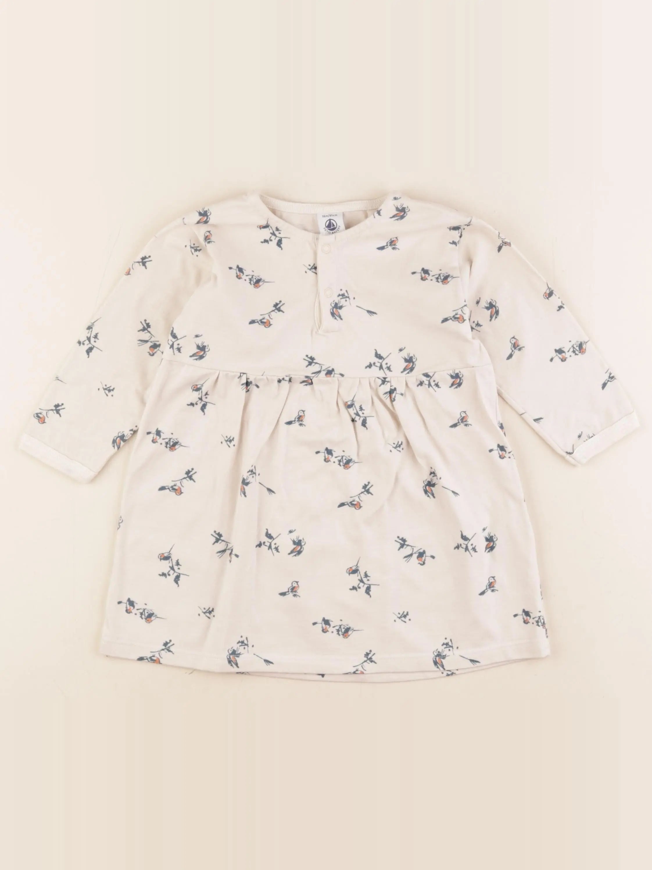 Petit Bateau - robe multicolore - 18 mois