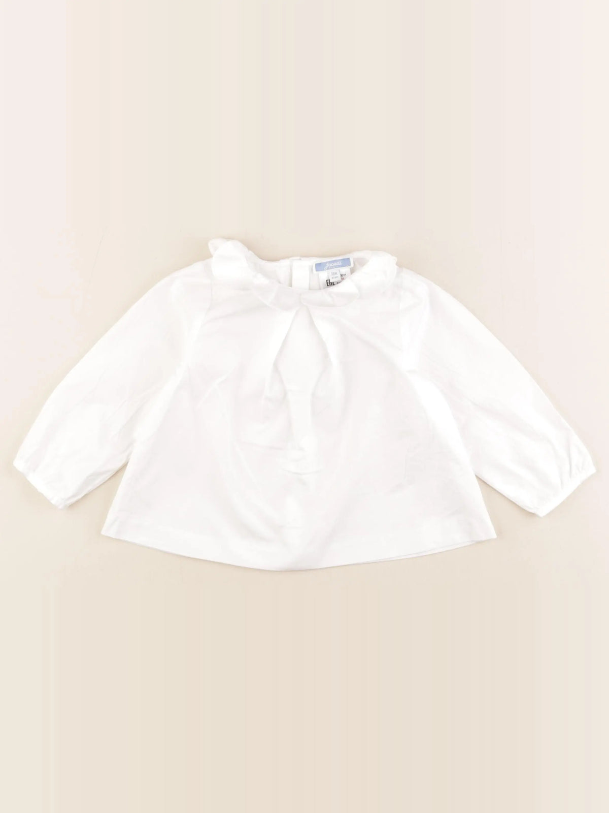 Jacadi - blouse blanc - 18 mois