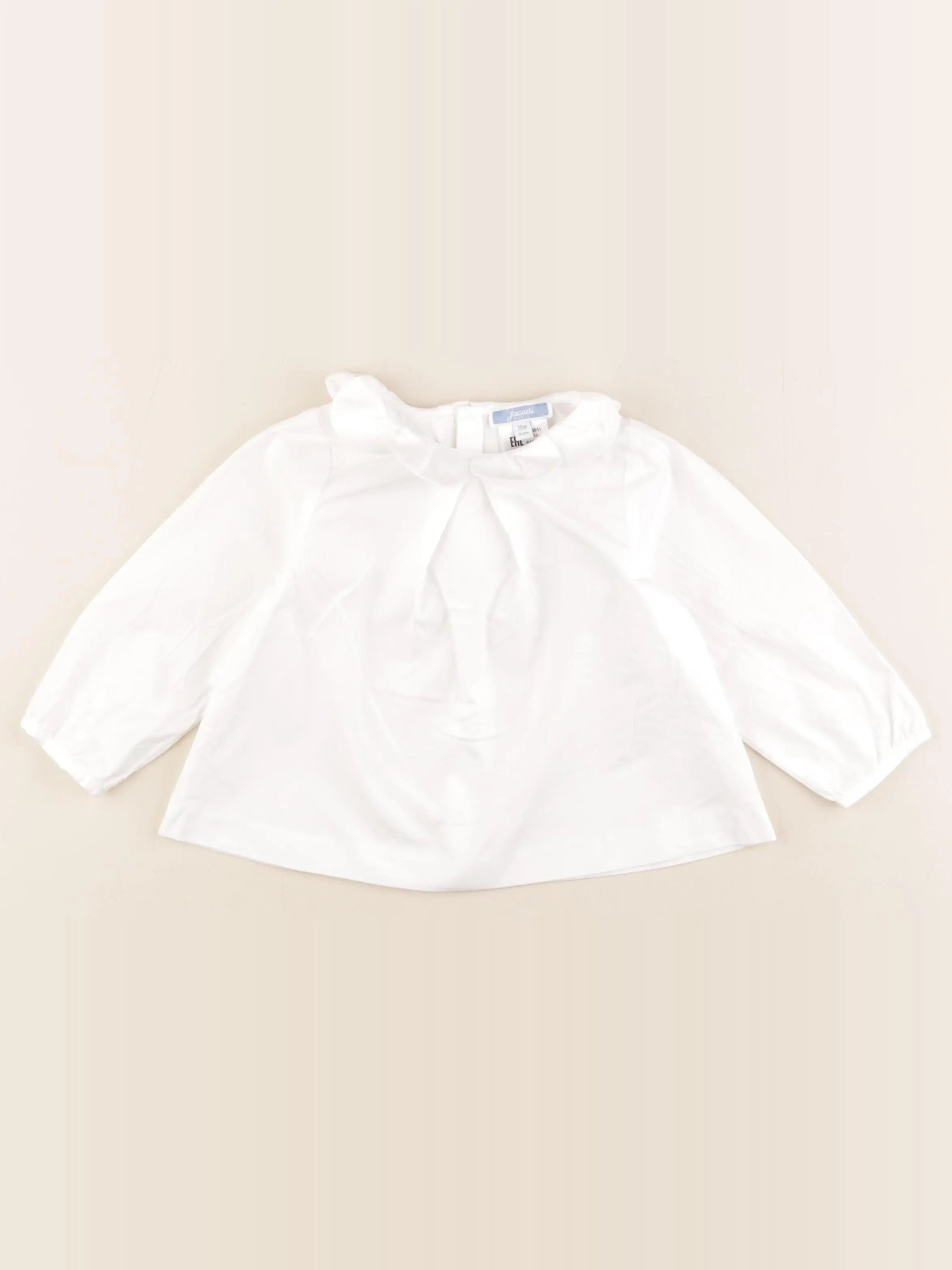 Jacadi - blouse blanc - 18 mois