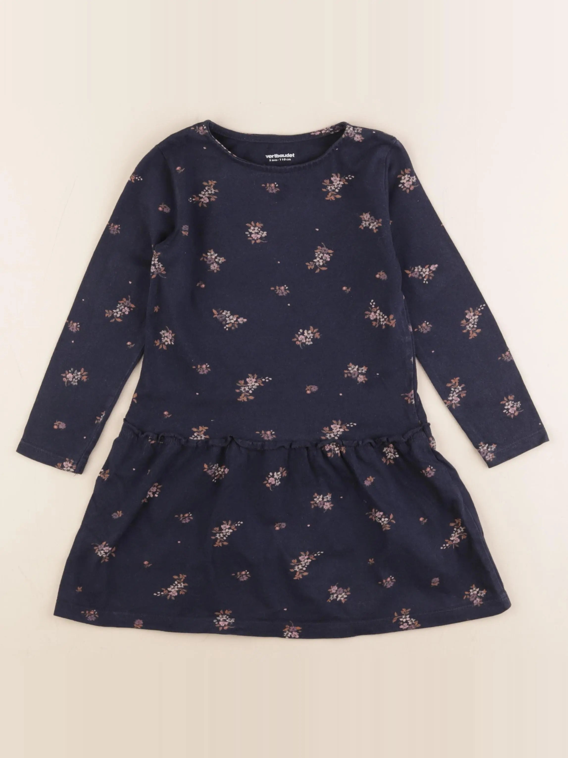 Vertbaudet - robe bleu - 5 ans
