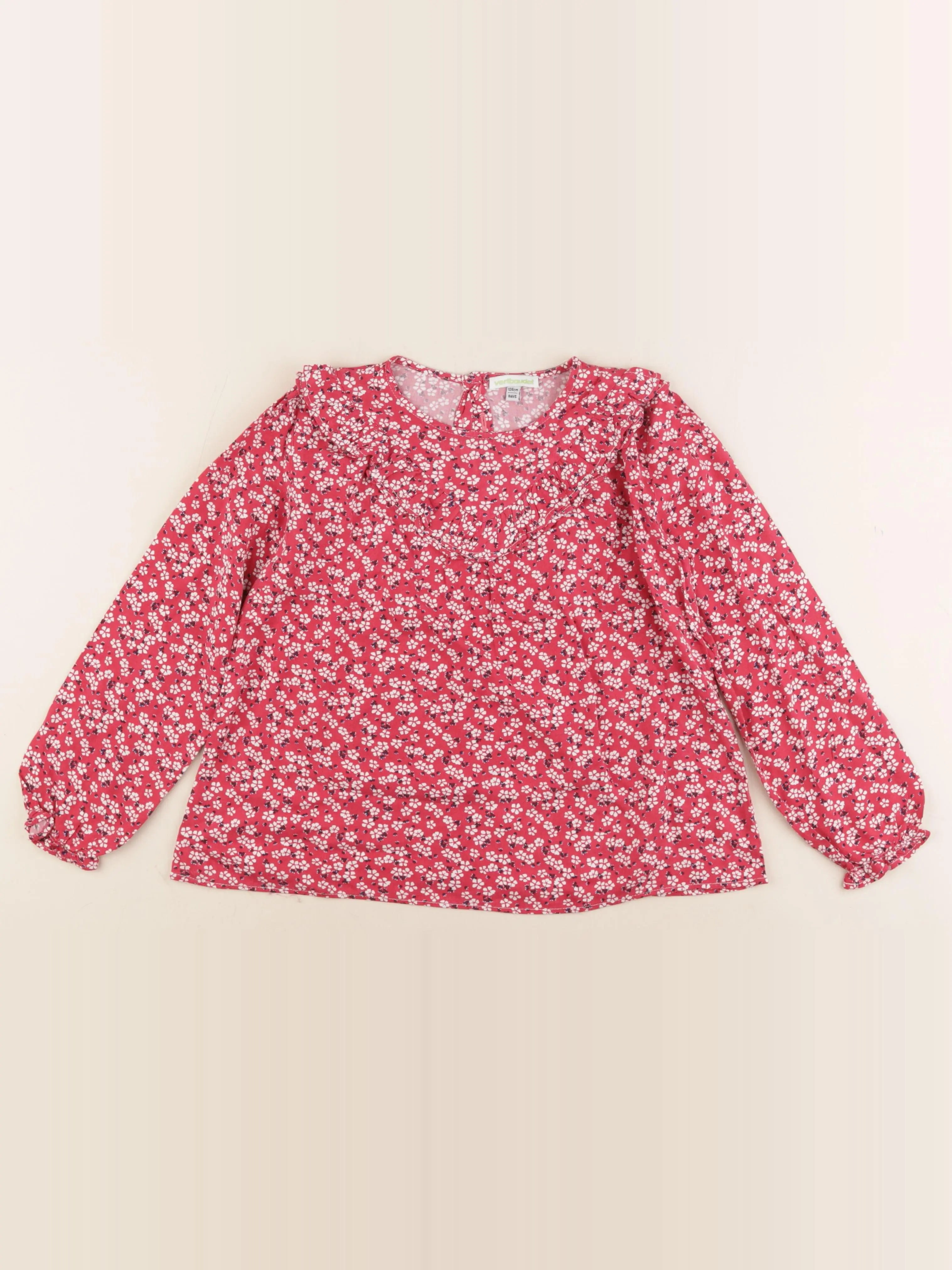 Vertbaudet - blouse rose - 8 ans