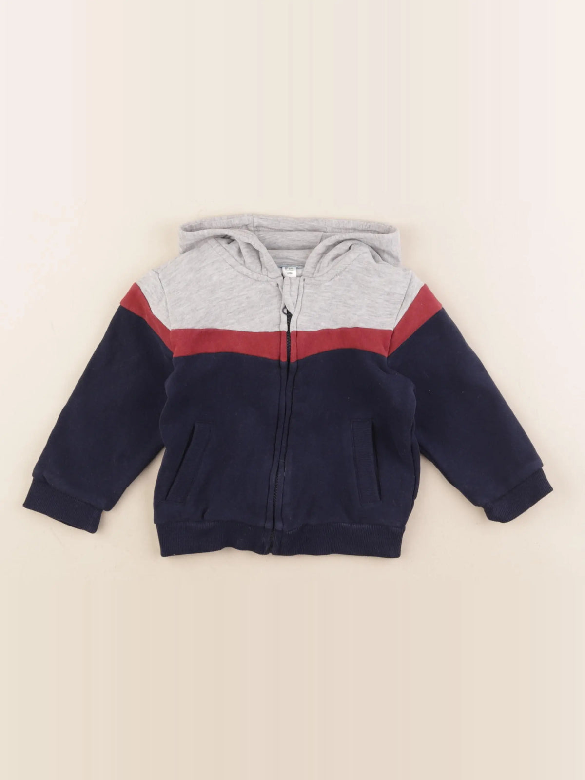 Vertbaudet - sweat multicolore - 18 mois