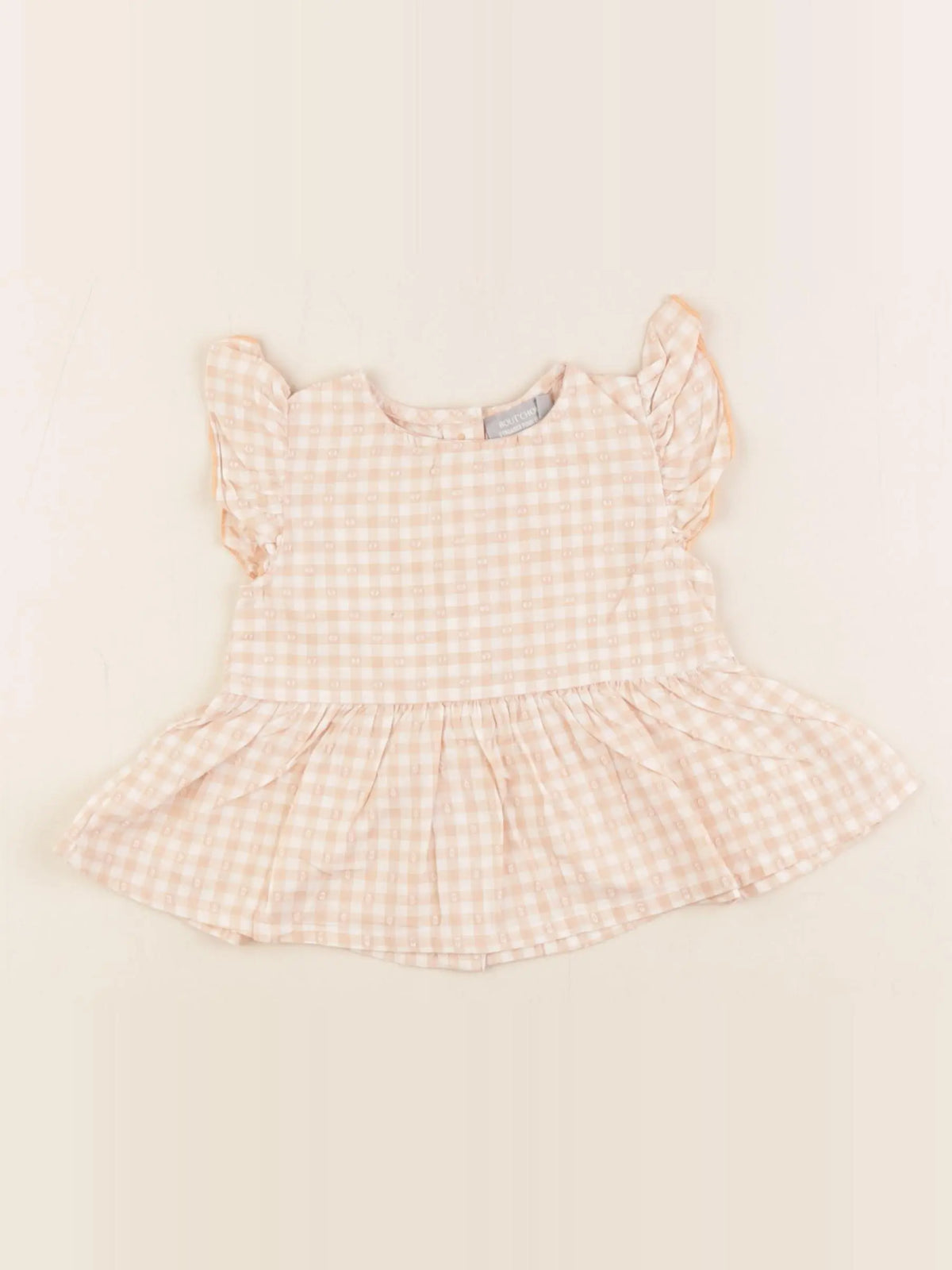 Boutchou - blouse orange - 6 mois