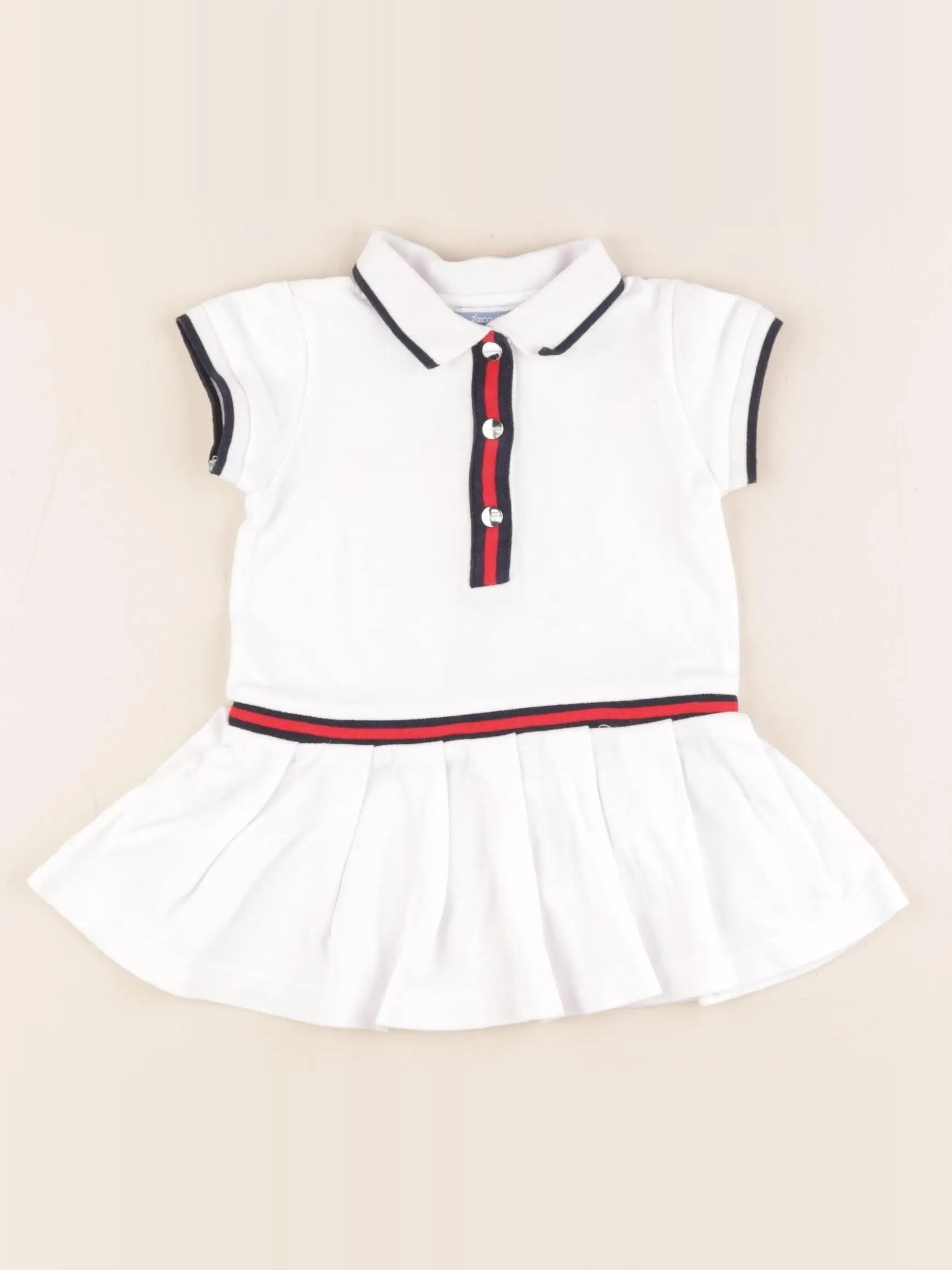 Jacadi - robe blanc - 6 mois