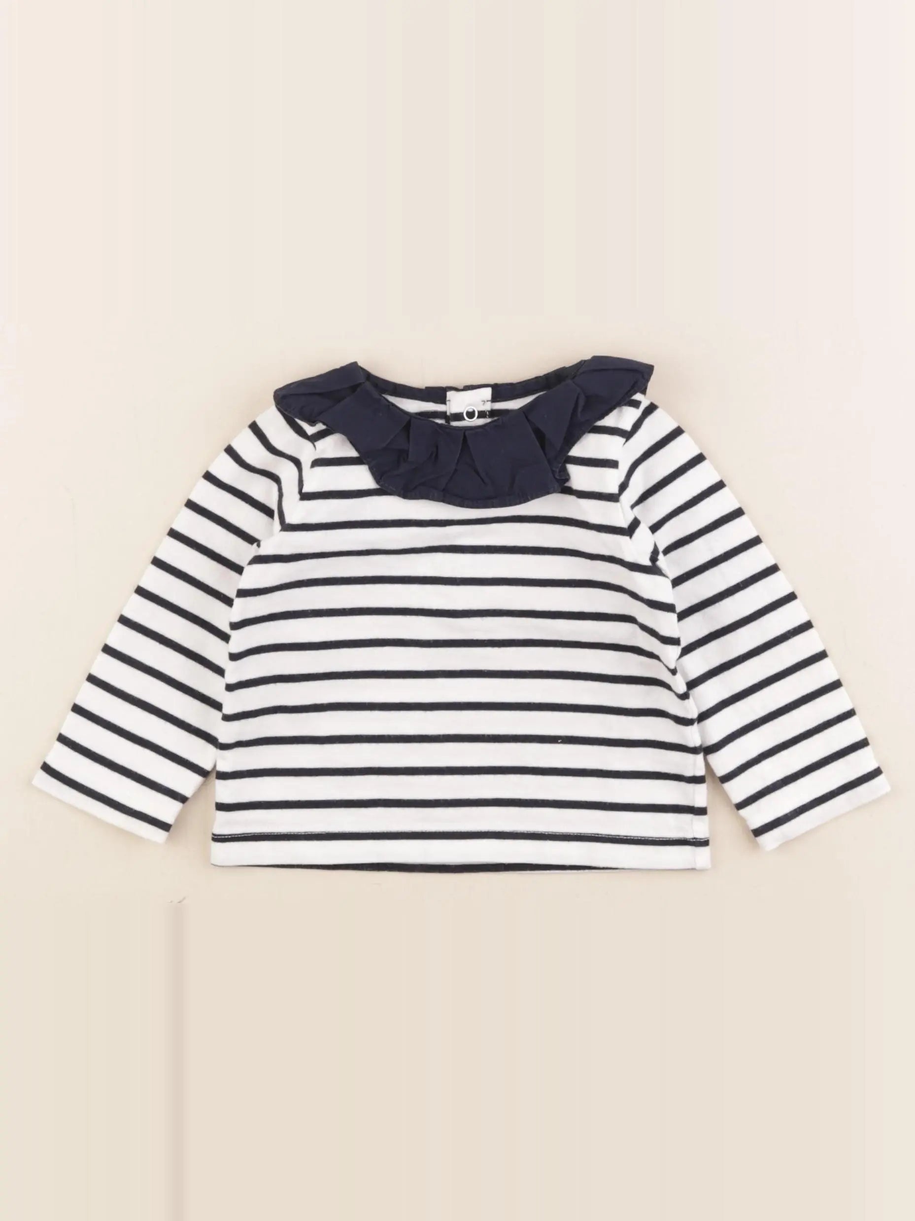 Jacadi - tee-shirt bleu - 12 mois