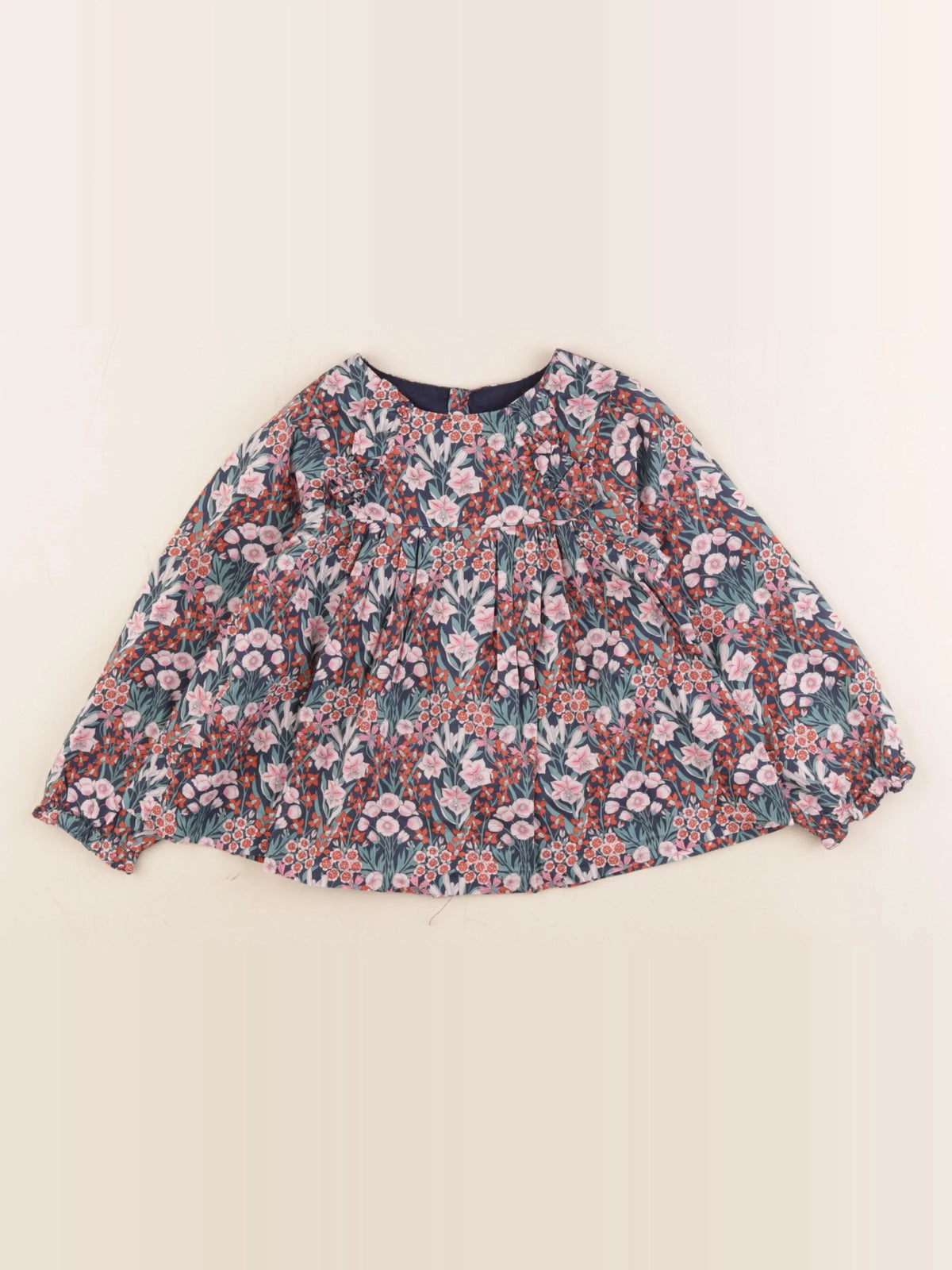 Jacadi - blouse liberty multicolore - 36 mois