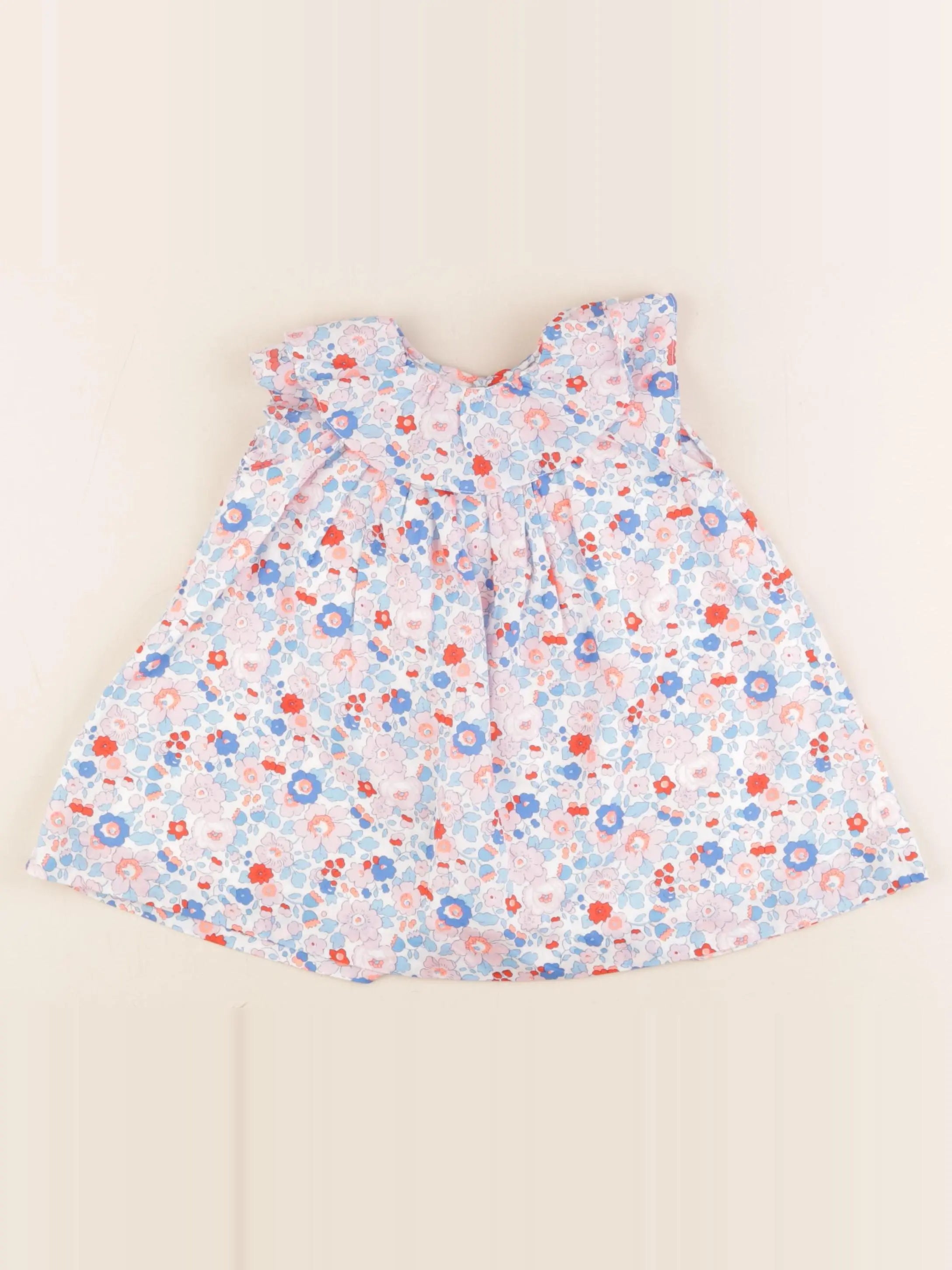 Jacadi - robe liberty multicolore - 12 mois