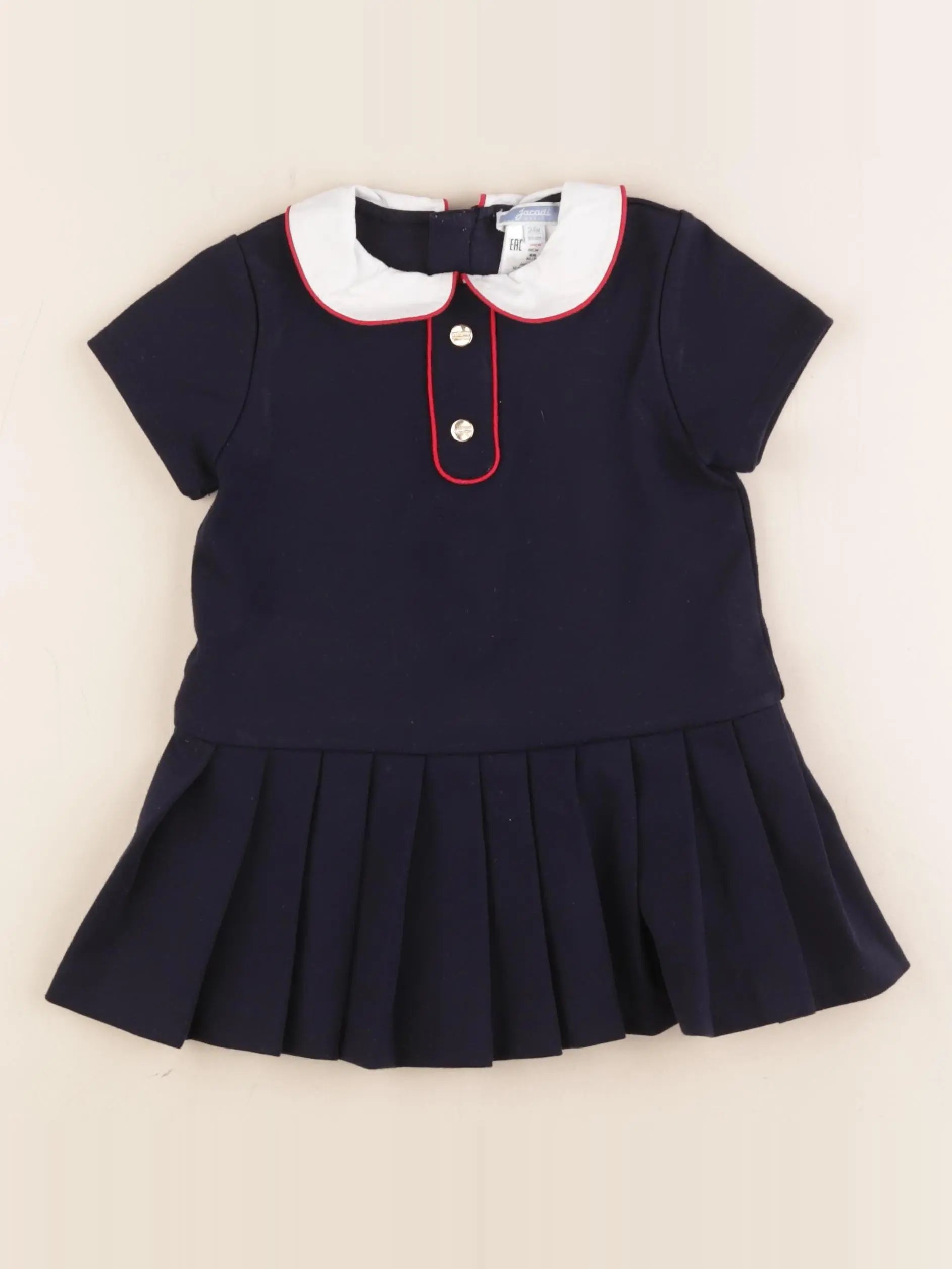 Jacadi - robe bleu - 24 mois