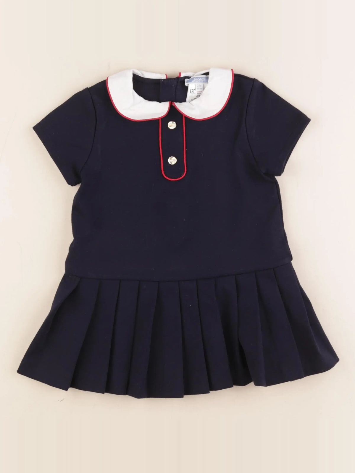 Jacadi - robe bleu - 24 mois