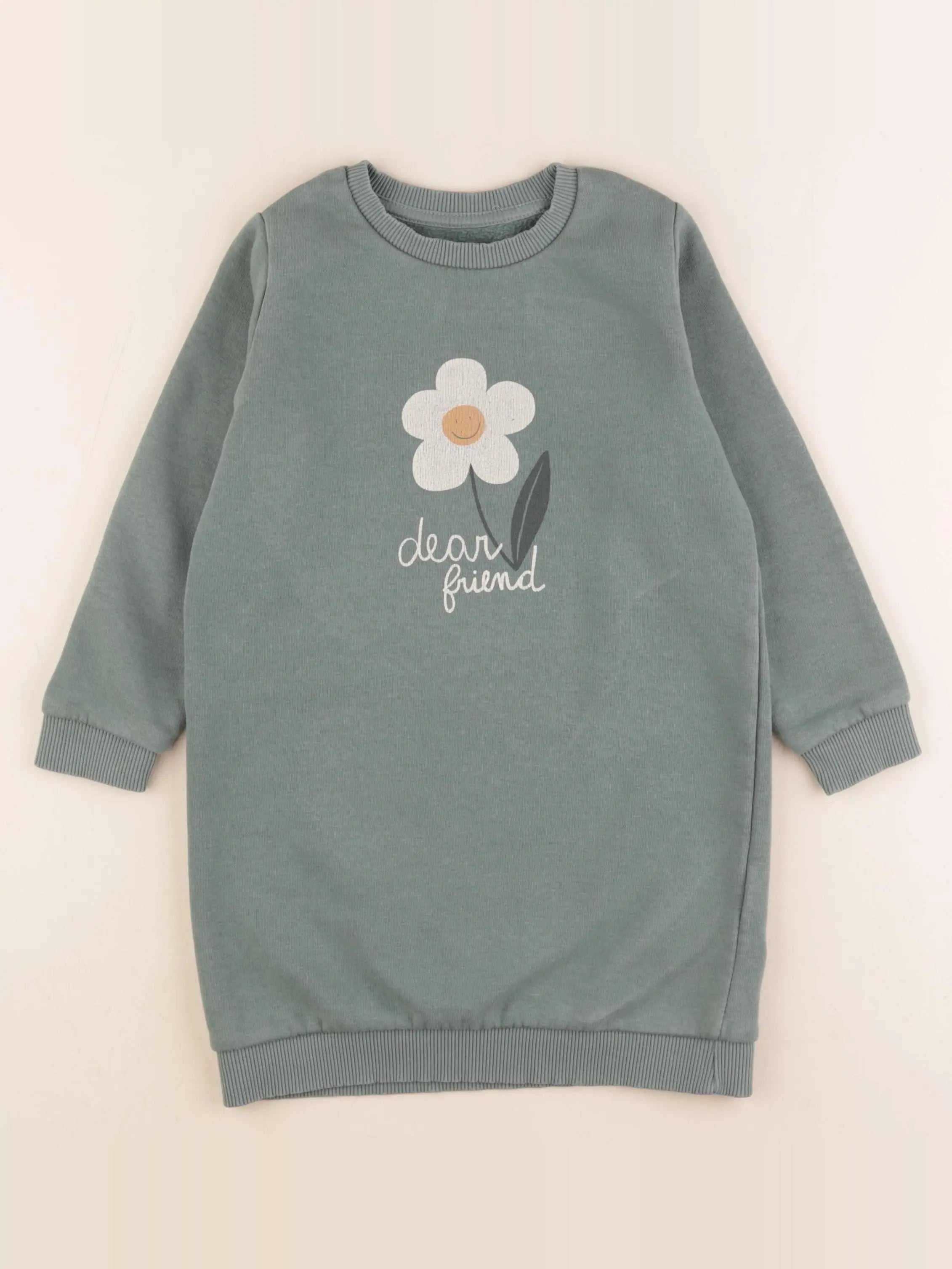 Vertbaudet - robe vert - 5 ans