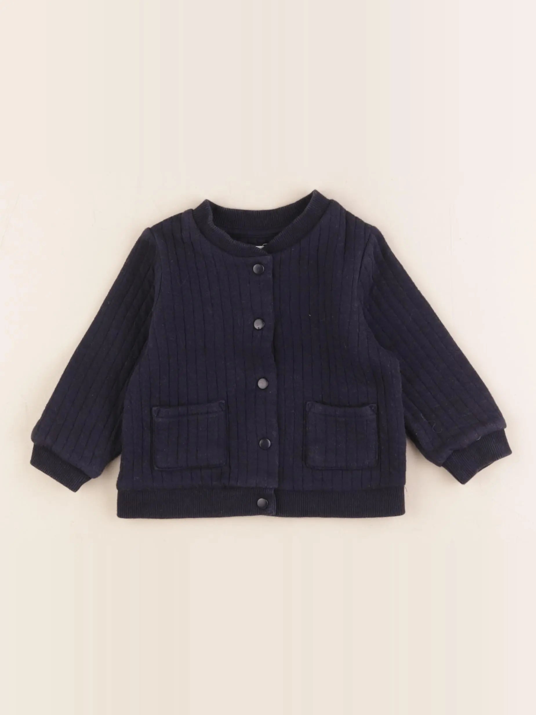 Boutchou - sweat bleu - 9 mois