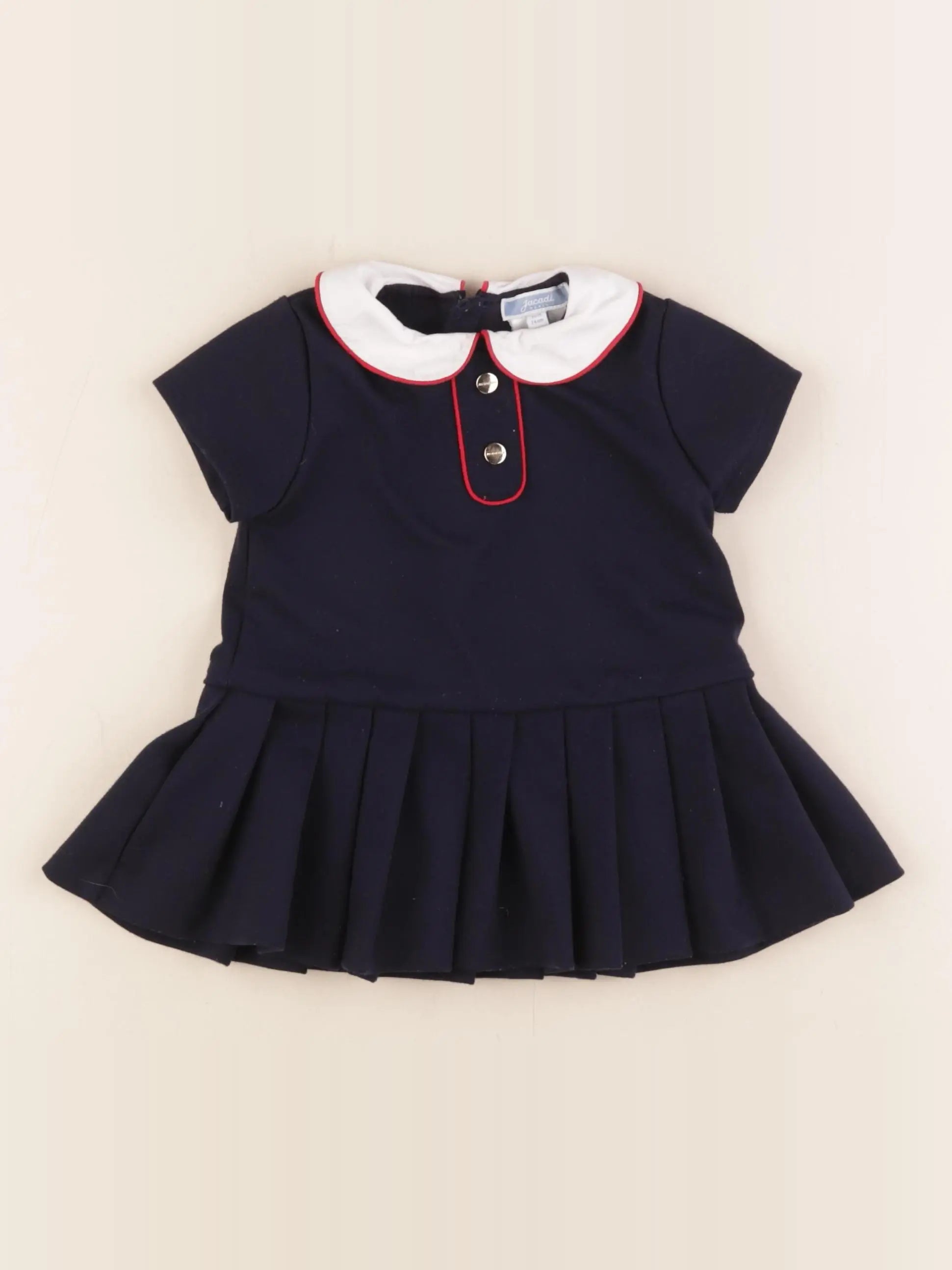 Jacadi - robe bleu - 12 mois