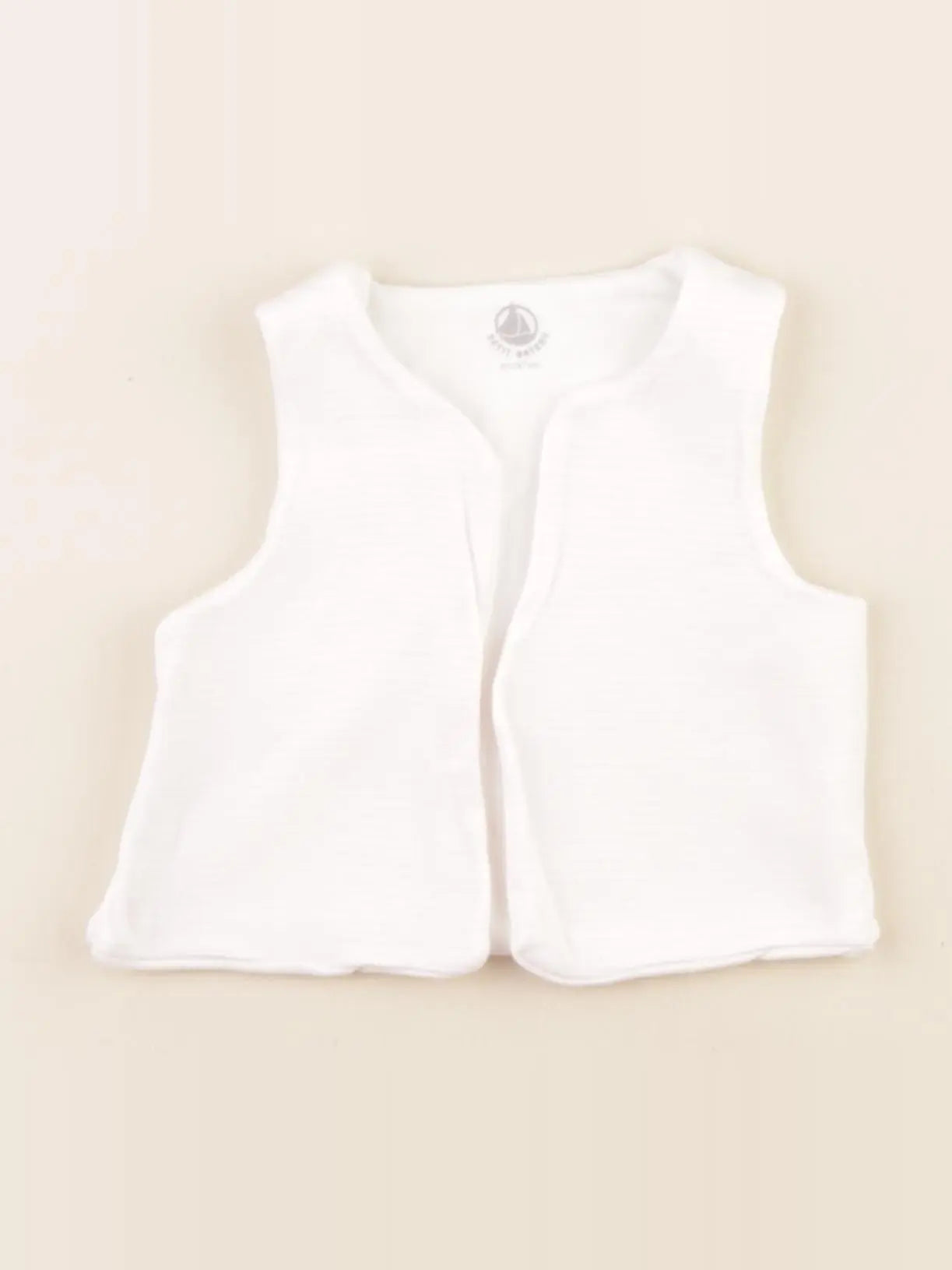 Petit Bateau - gilet rose - 6 mois