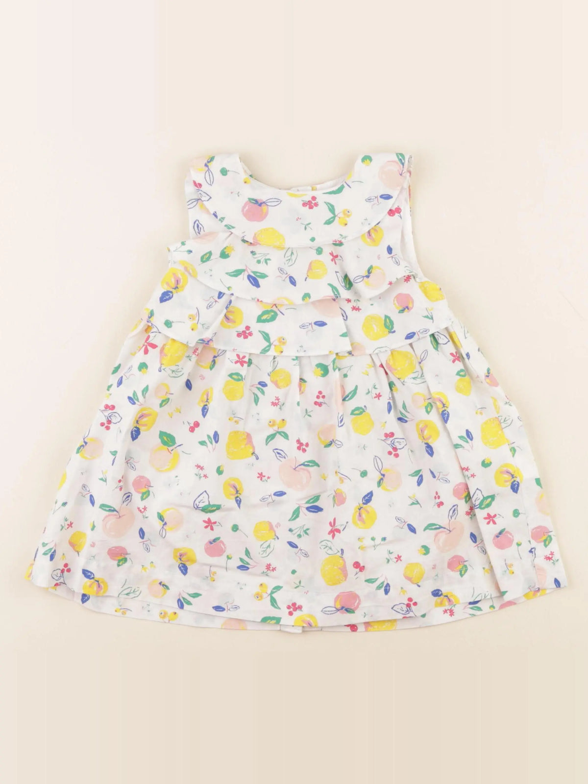 Petit Bateau - robe multicolore - 12 mois