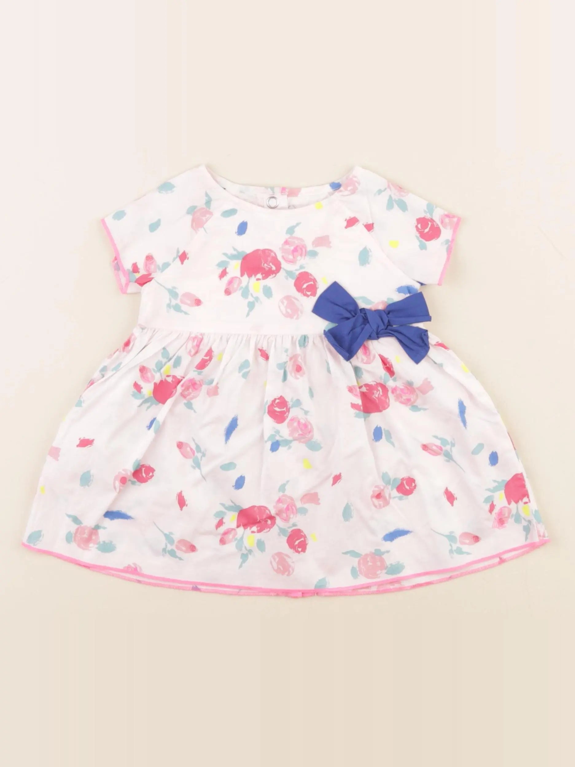 Petit Bateau - robe multicolore - 3 mois