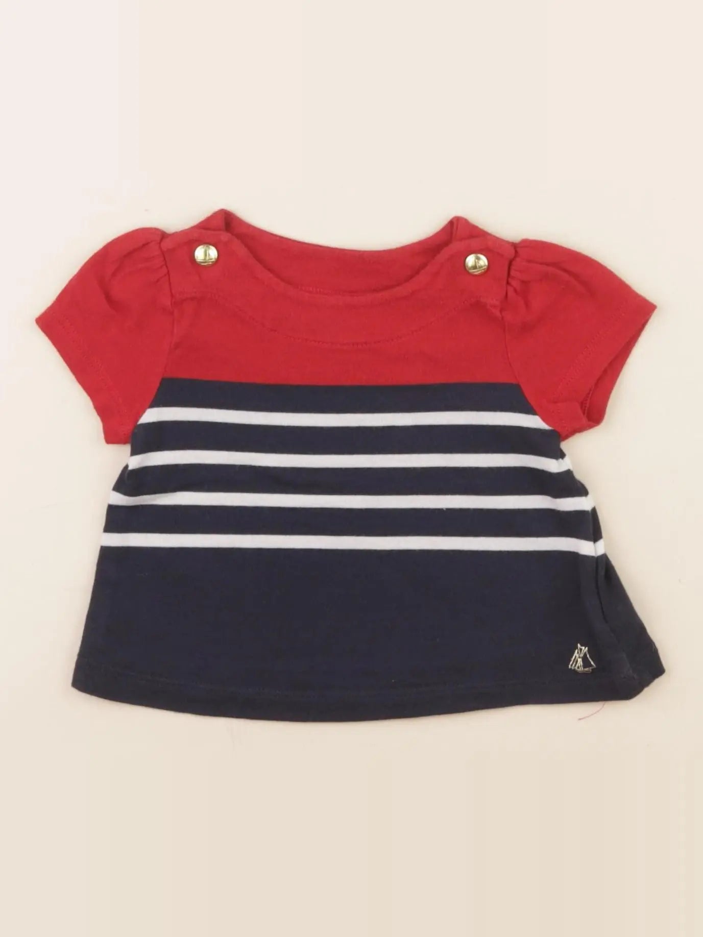 Petit Bateau - tee-shirt multicolore - 3 mois
