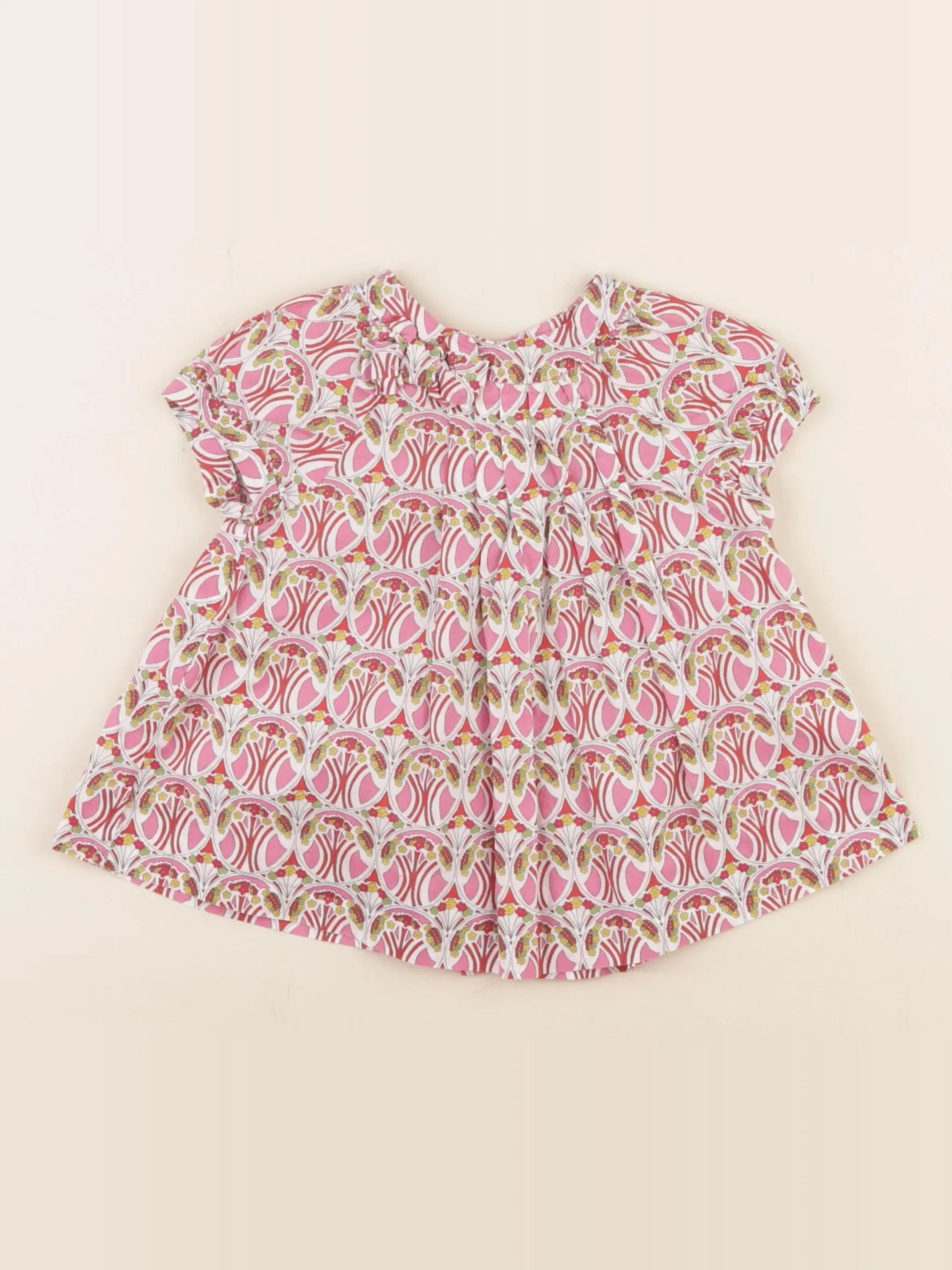 Jacadi - blouse liberty multicolore - 6 mois