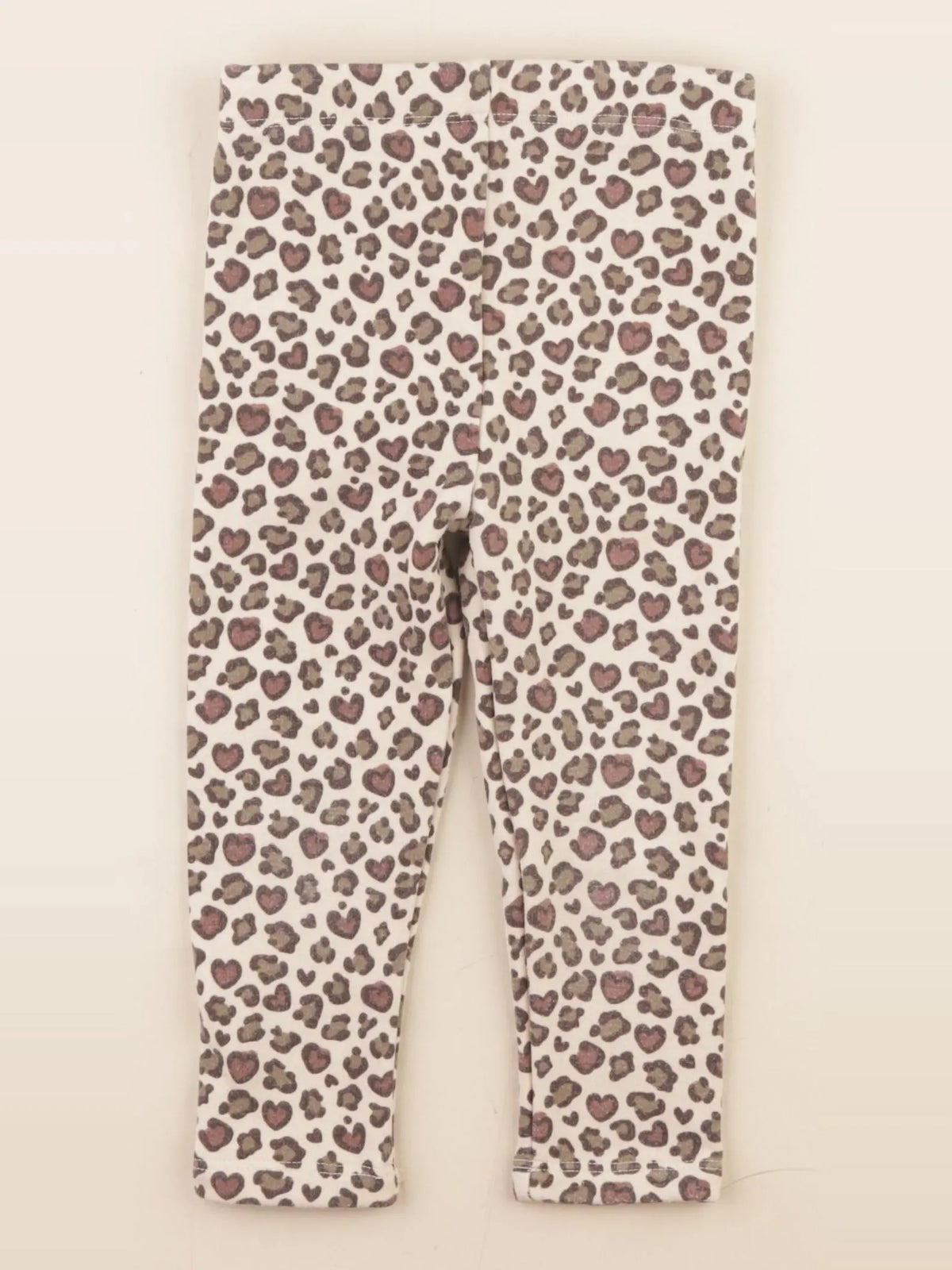 Vertbaudet - legging doublé beige, marron - 3 ans