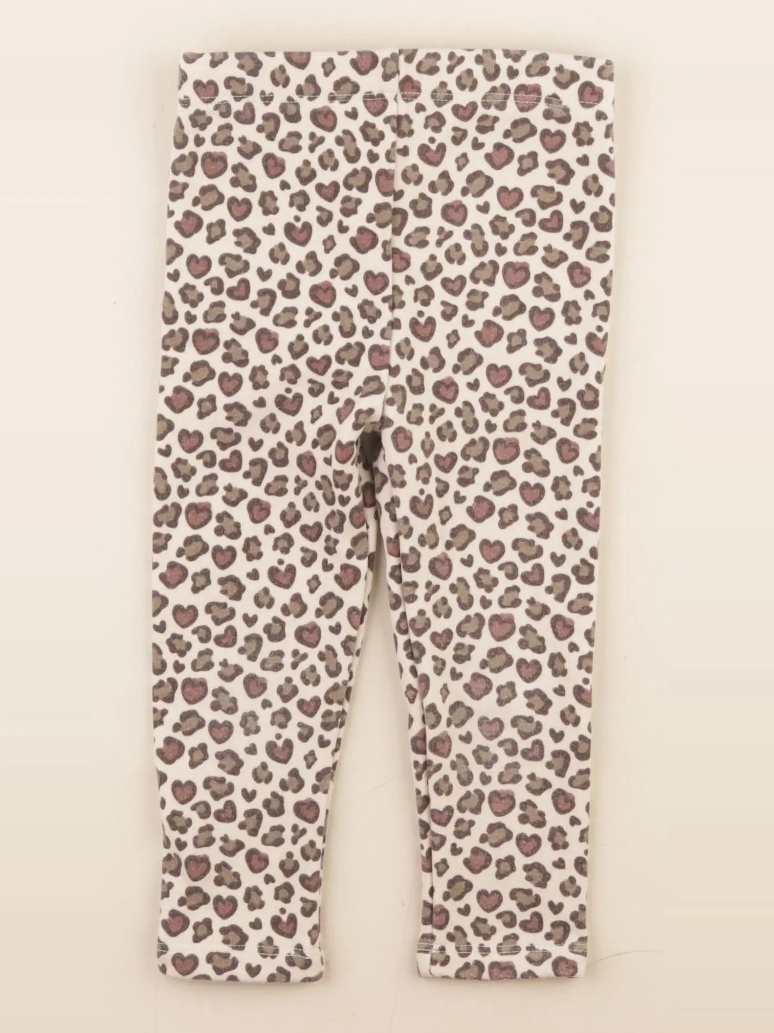 Vertbaudet - legging doublé beige, marron - 3 ans