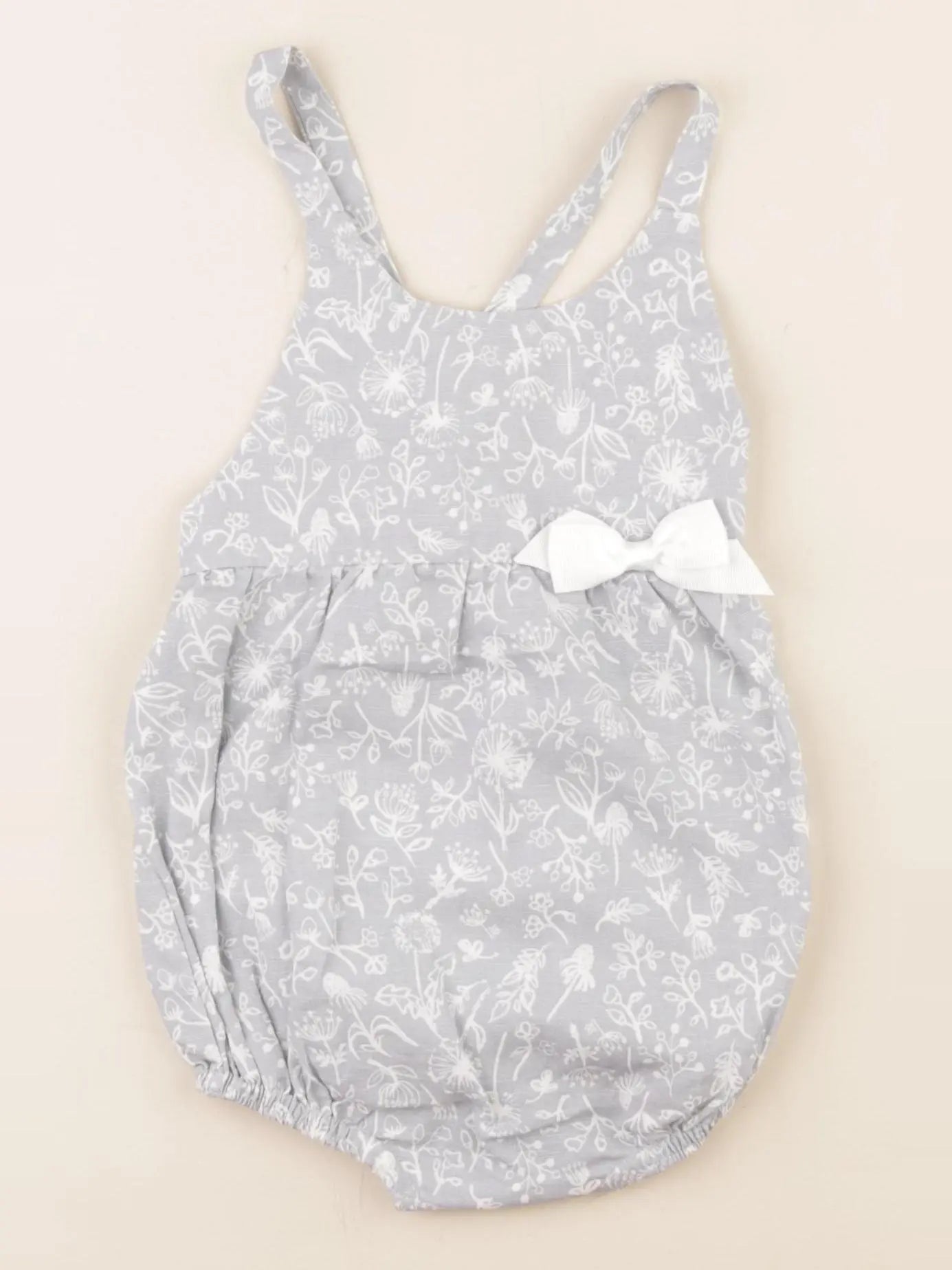 Lola Palacios - combinaison gris - 12 mois
