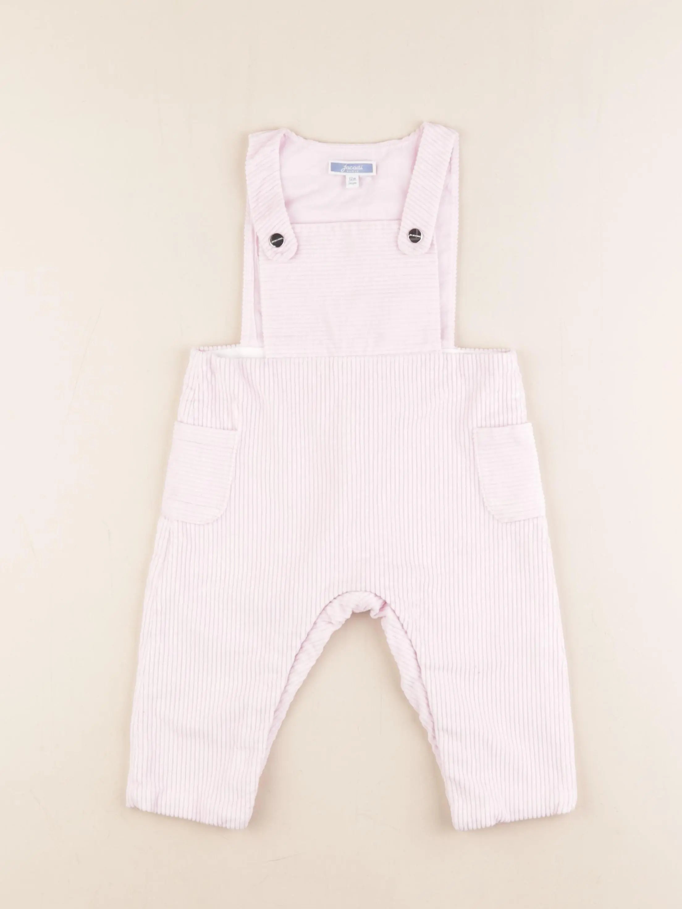 Jacadi - salopette rose - 12 mois