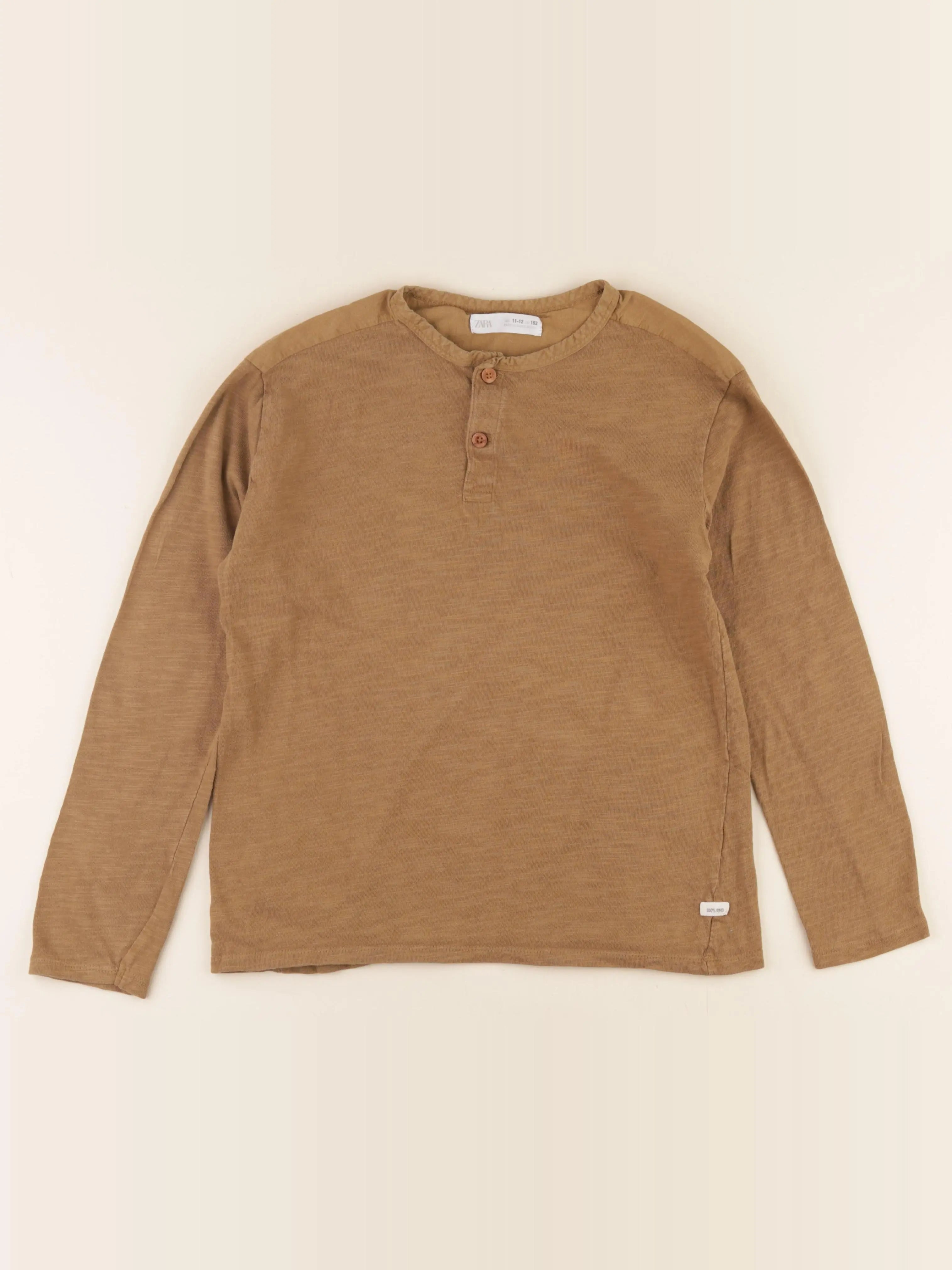 Zara - tee-shirt beige - 11/12 ans