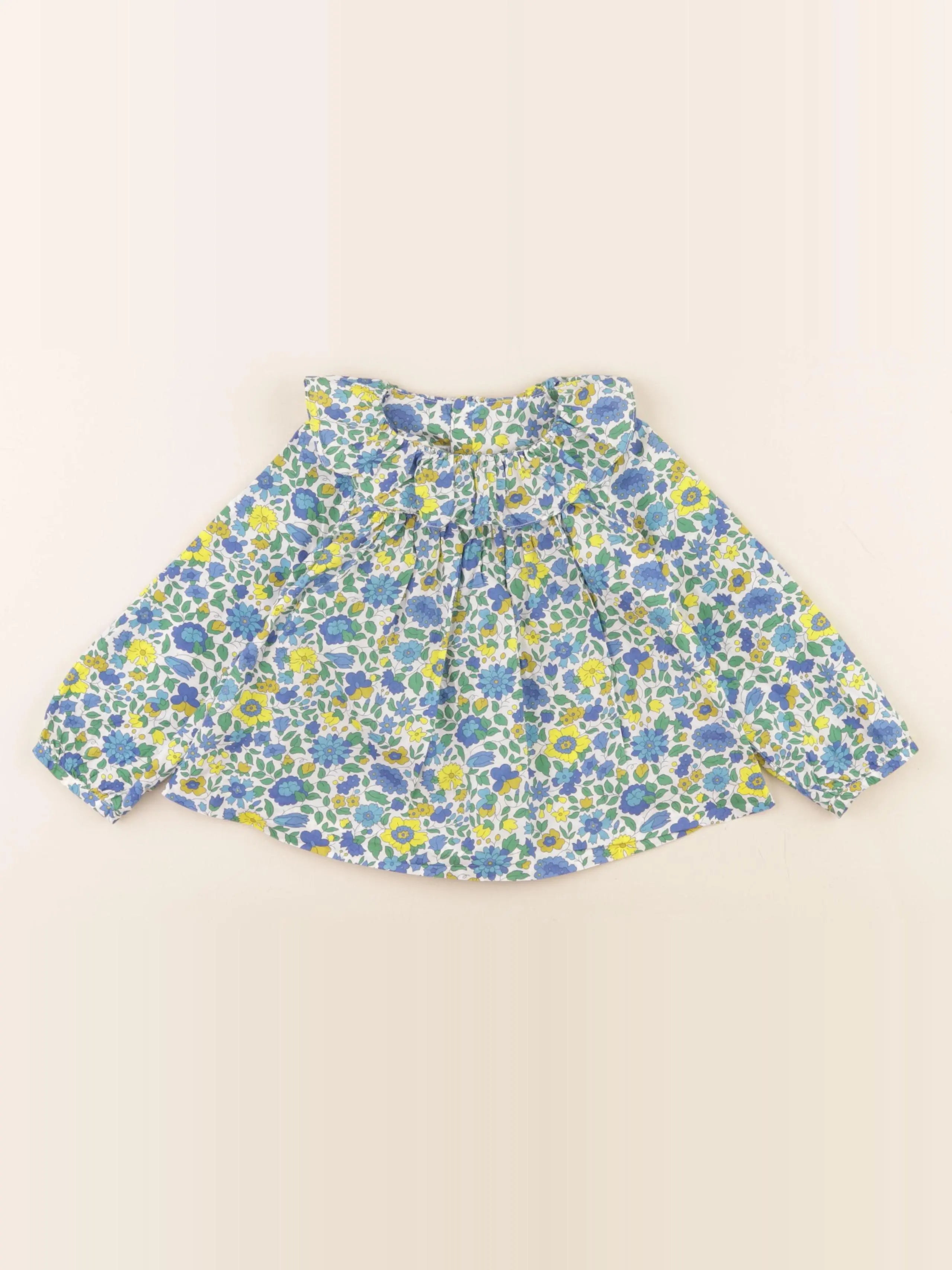 Jacadi - blouse liberty multicolore - 24 mois