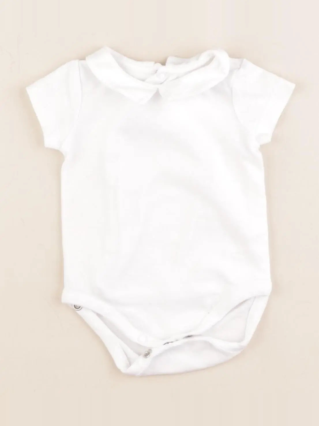Jacadi - body à col blanc - 1 mois