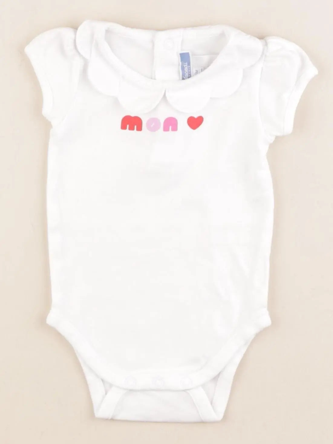 Jacadi - body à col blanc - 3 mois